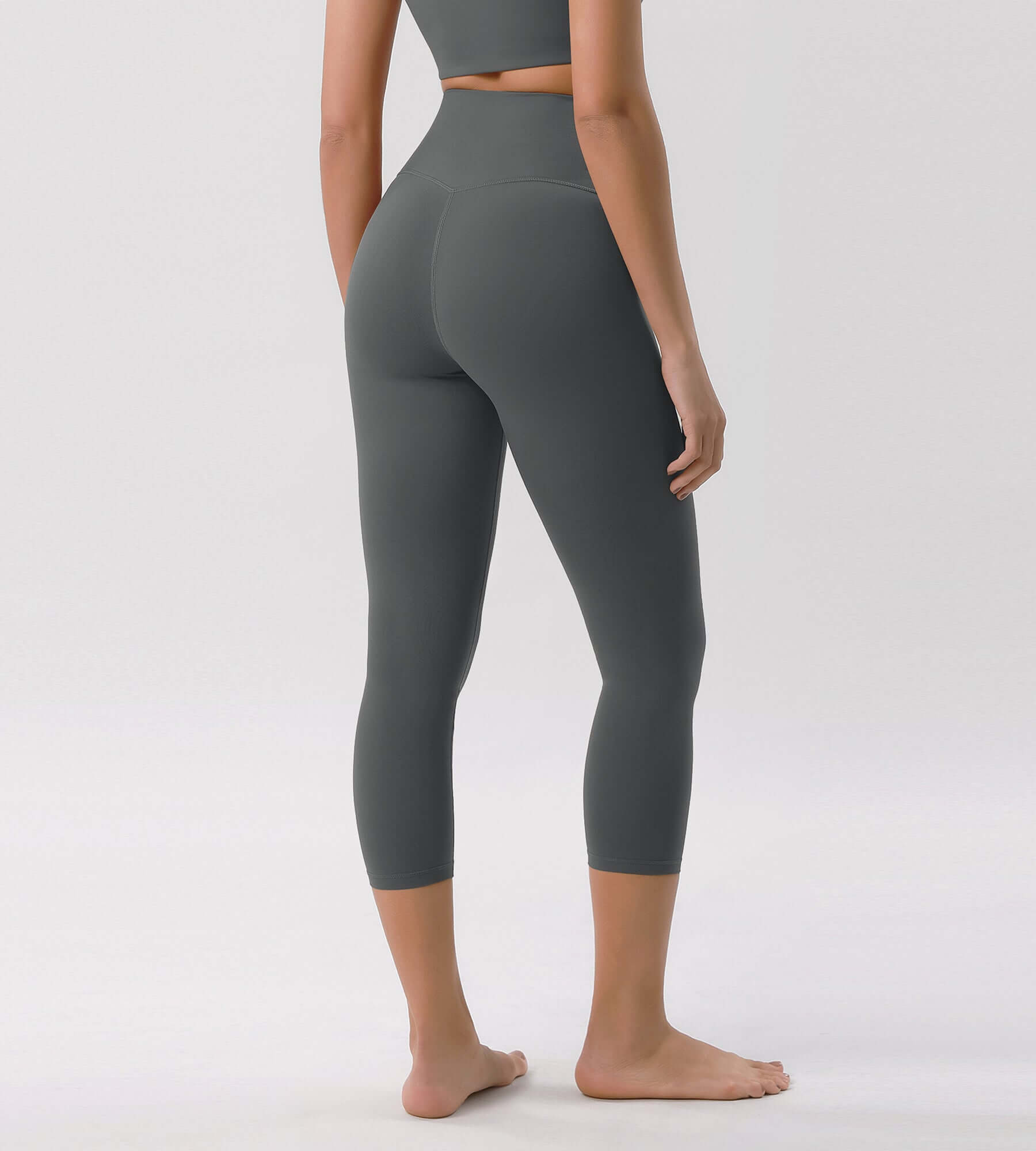 Odcloud 23 Crossover High Wasit Lounge 7/8 Leggings with Pockets - ododos