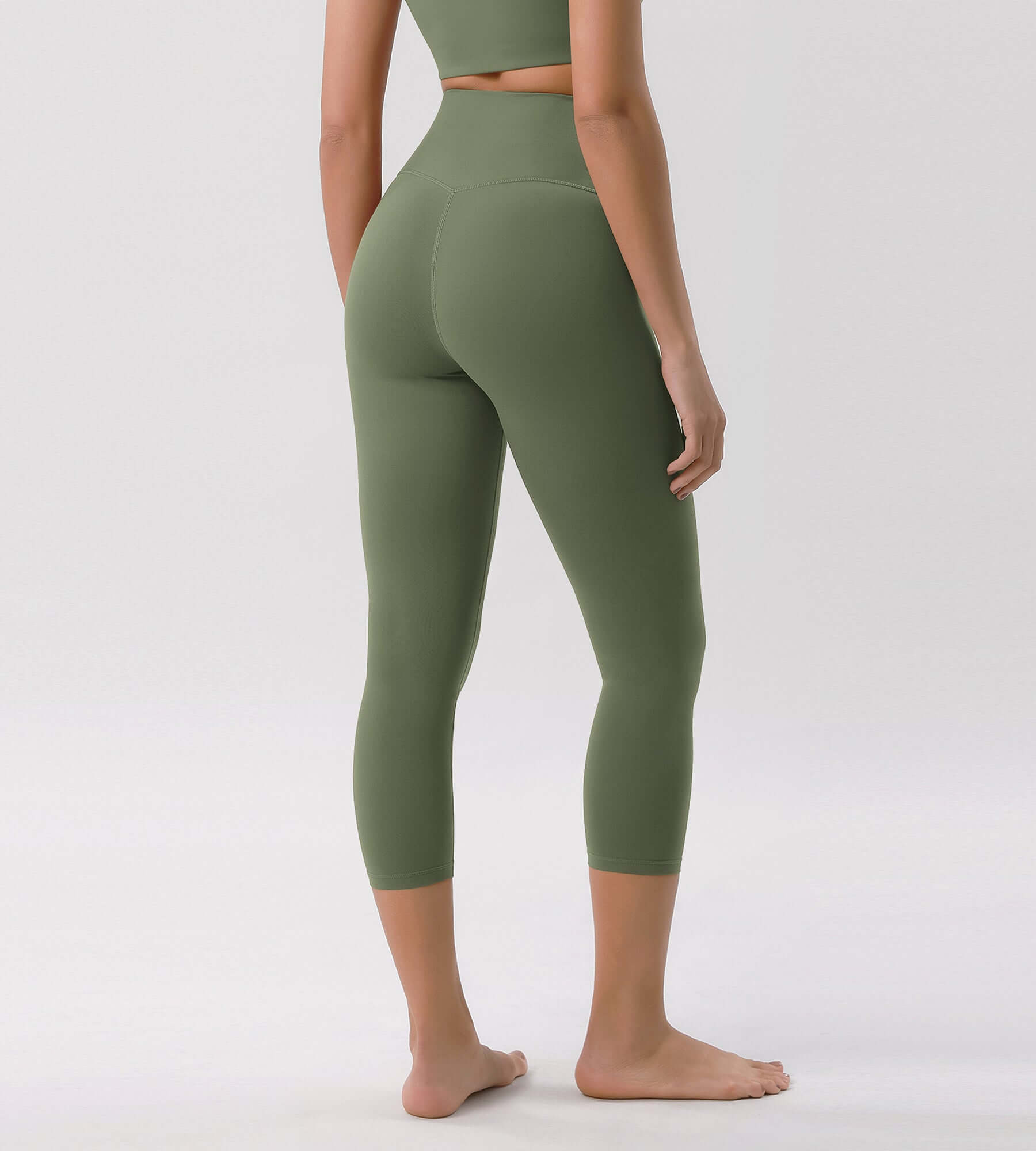 Odcloud 23 Crossover High Wasit Lounge 7/8 Leggings with Pockets - ododos