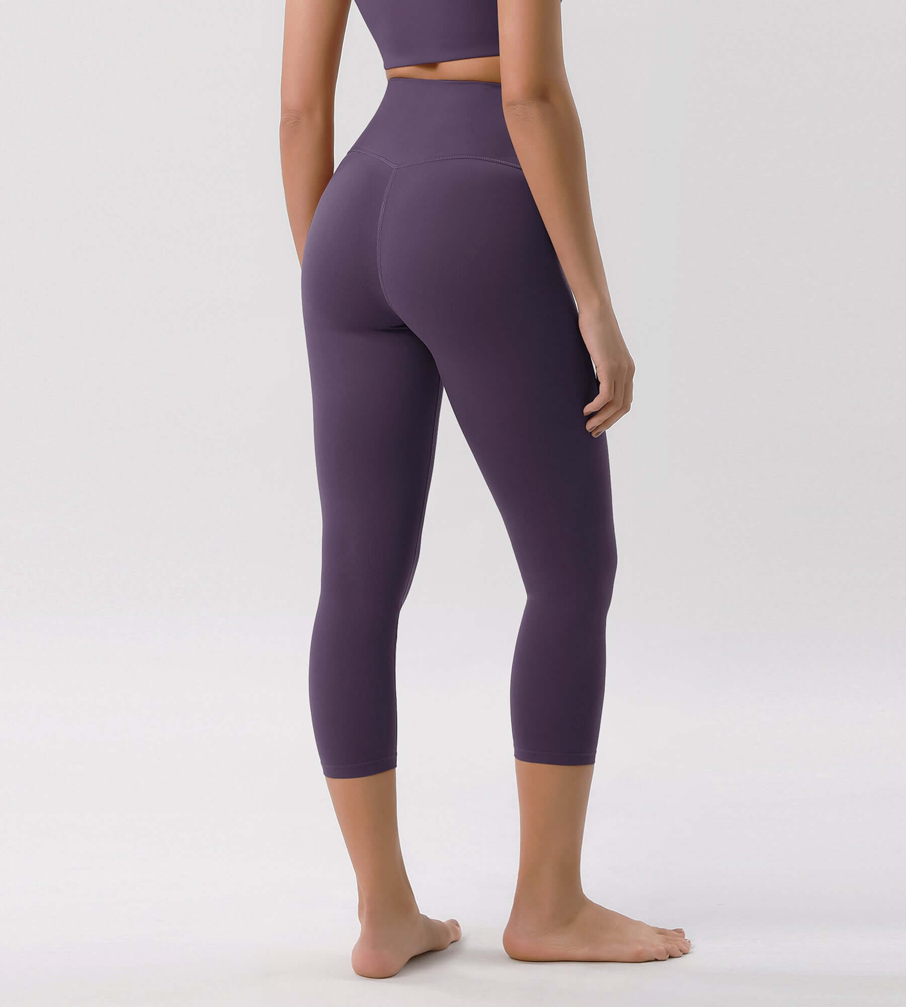 Odcloud 23 Crossover High Wasit Lounge 7/8 Leggings with Pockets - ododos