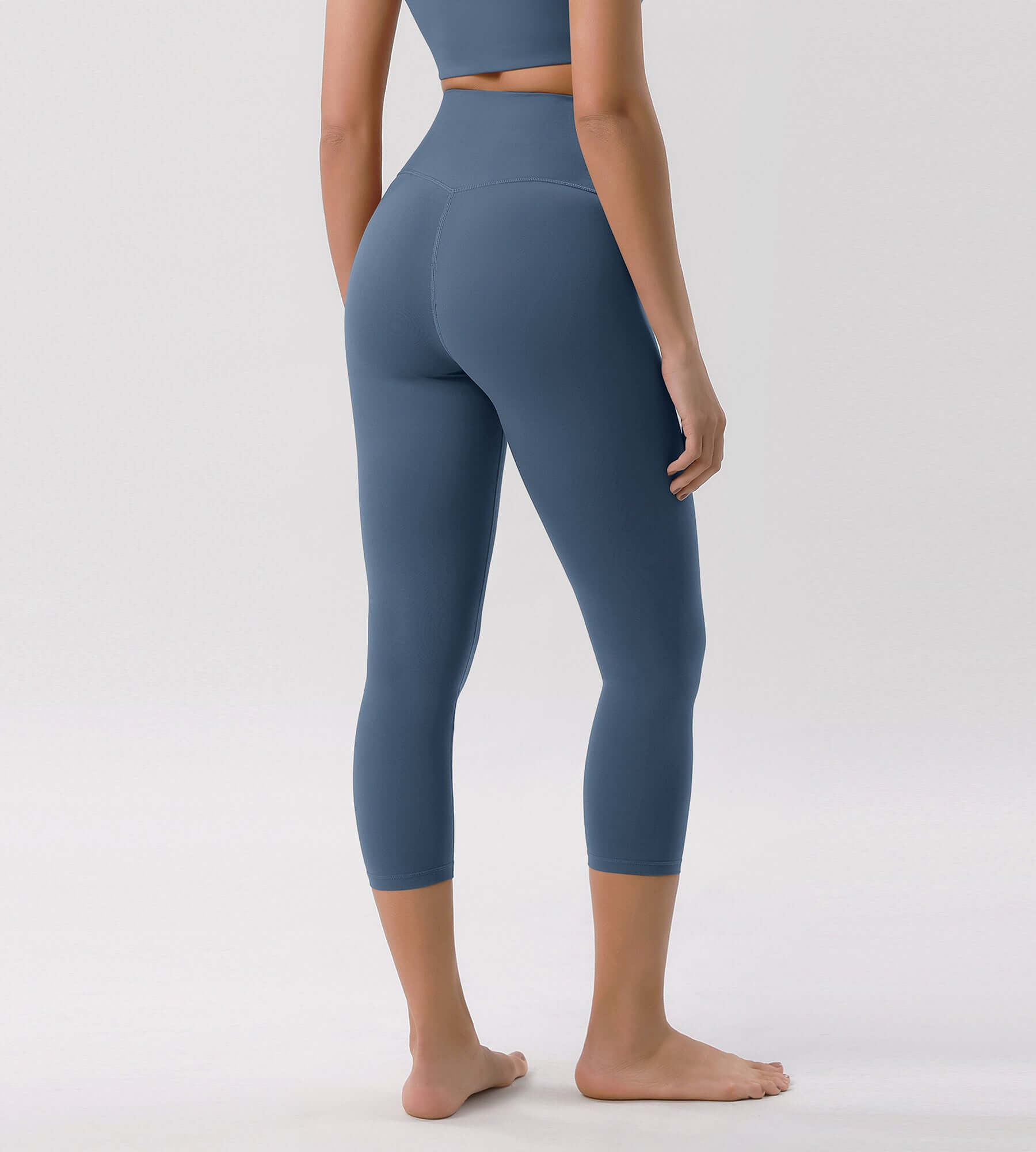 Odcloud 23 Crossover High Wasit Lounge 7/8 Leggings with Pockets - ododos