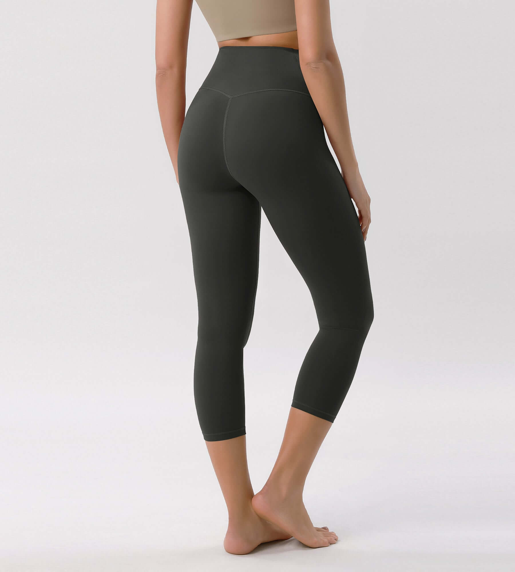 Odcloud 23 Crossover High Wasit Lounge 7/8 Leggings with Pockets - ododos