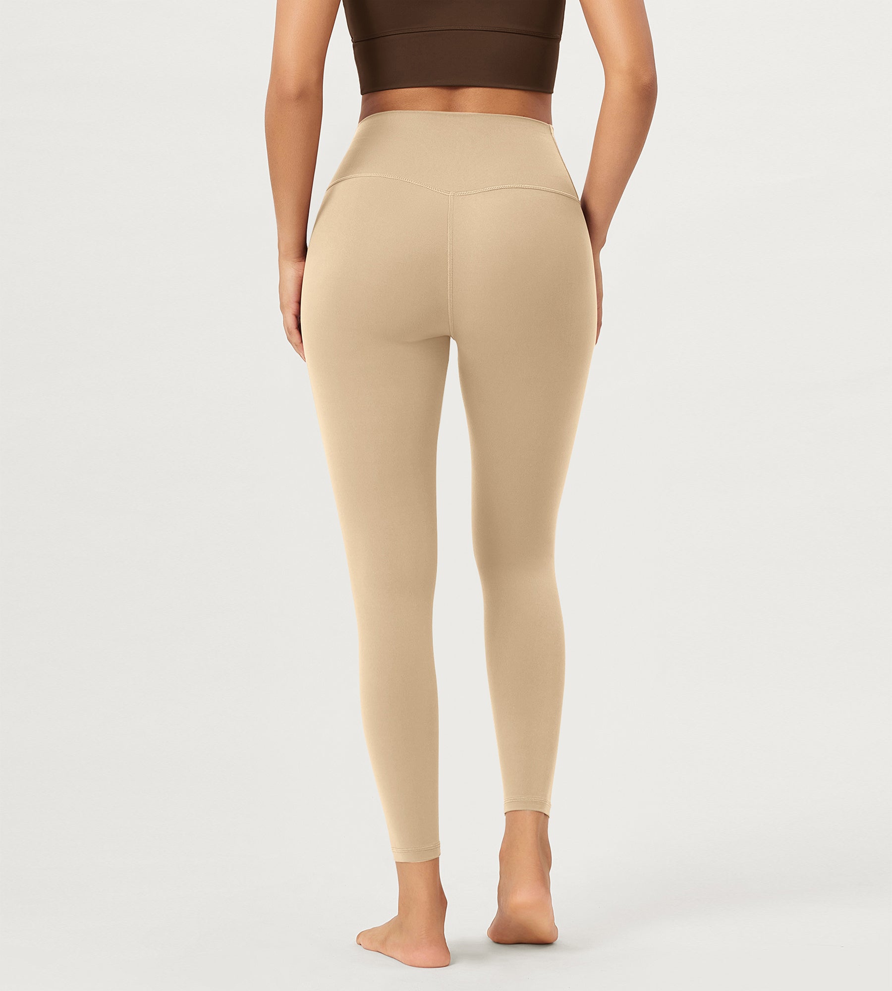 2 Pack 25 Buttery Soft Crossover Lounge Yoga Waist Leggings - ododos