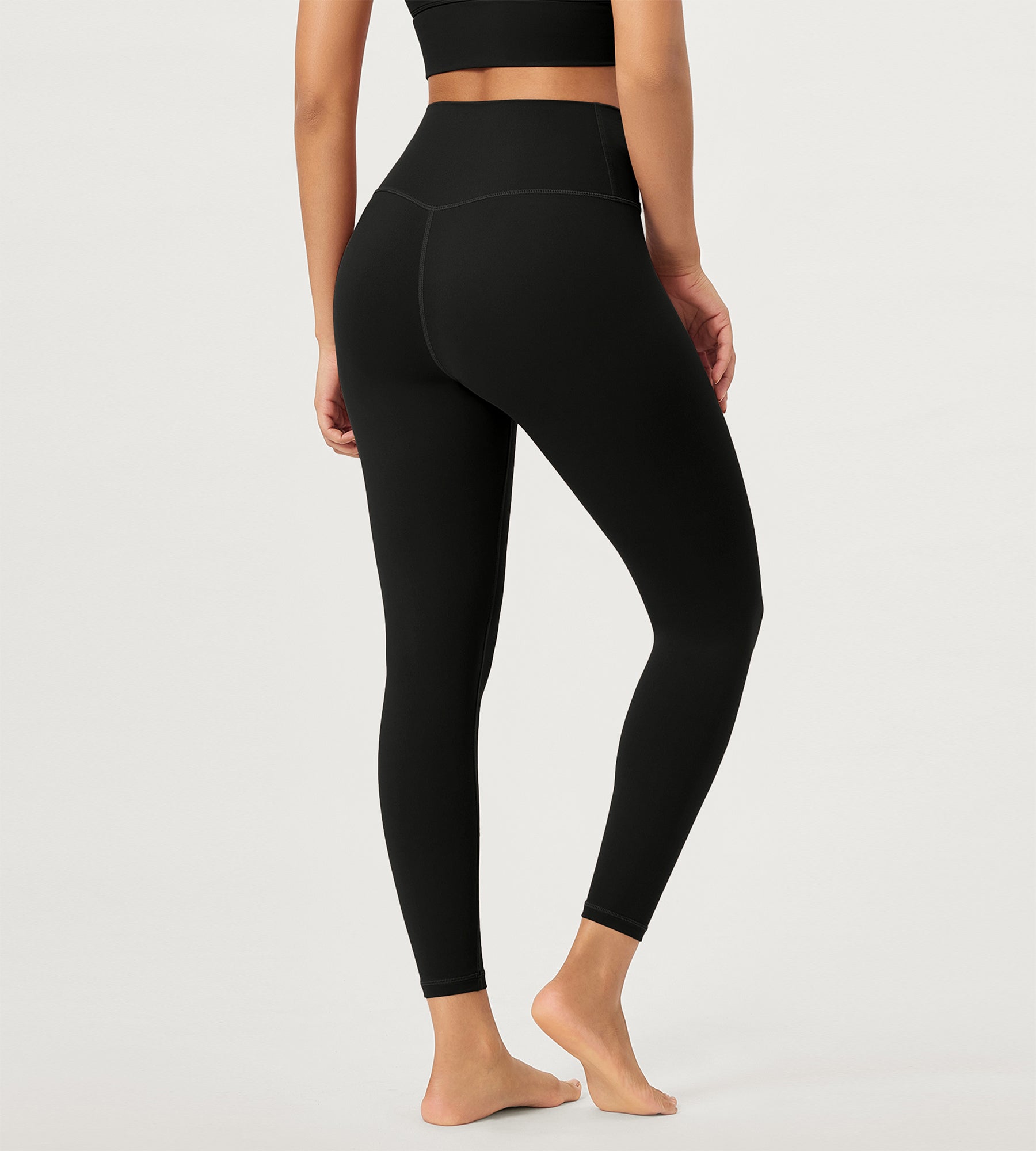 25" Buttery Soft Crossover Lounge Yoga Waist Leggings - ododos