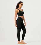 25" Buttery Soft Crossover Lounge Yoga Waist Leggings - ododos