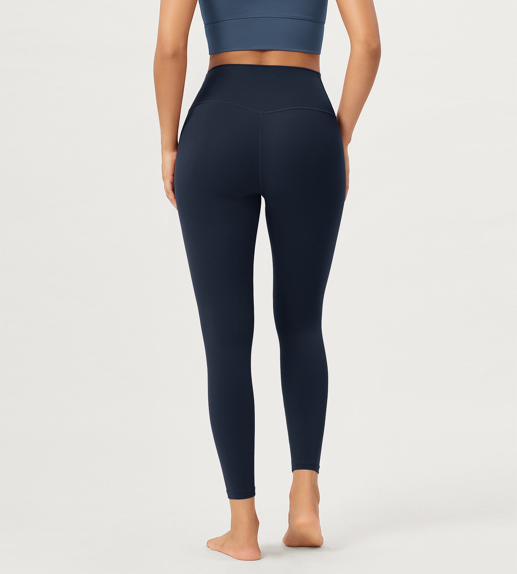 25" Buttery Soft Crossover Lounge Yoga Waist Leggings - ododos