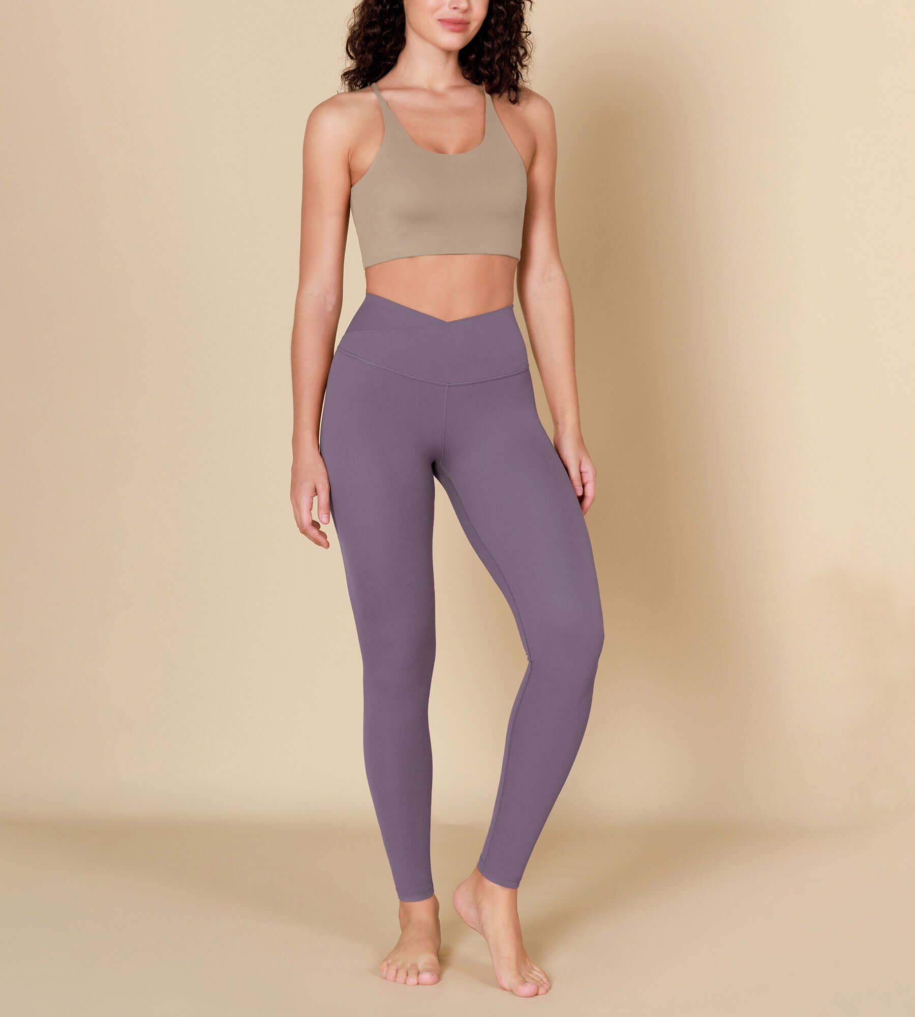 ODCLOUD 28 Crossover Leggings with Back Pocket - ododos