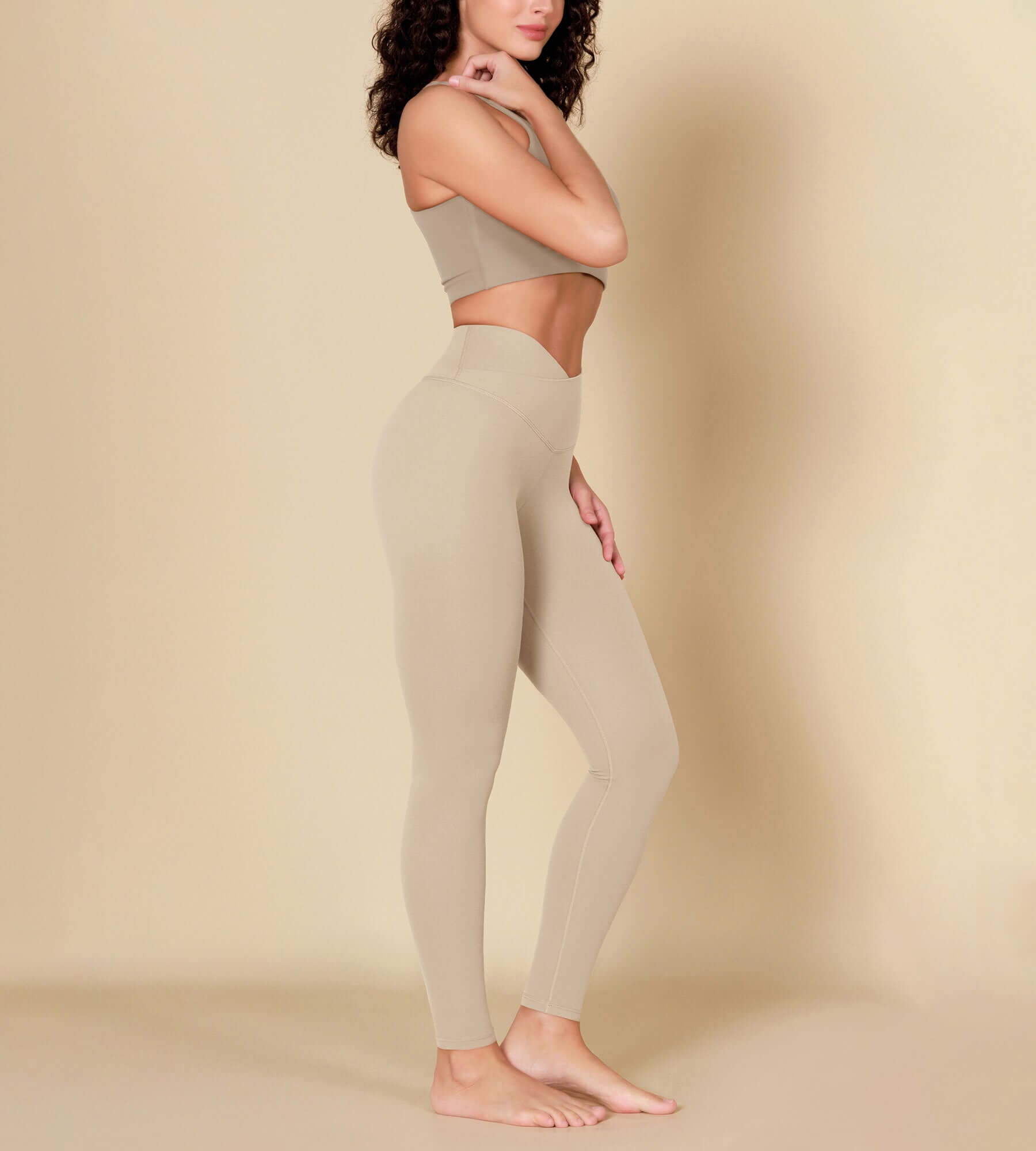 ODCLOUD 28 Crossover Leggings with Back Pocket - ododos