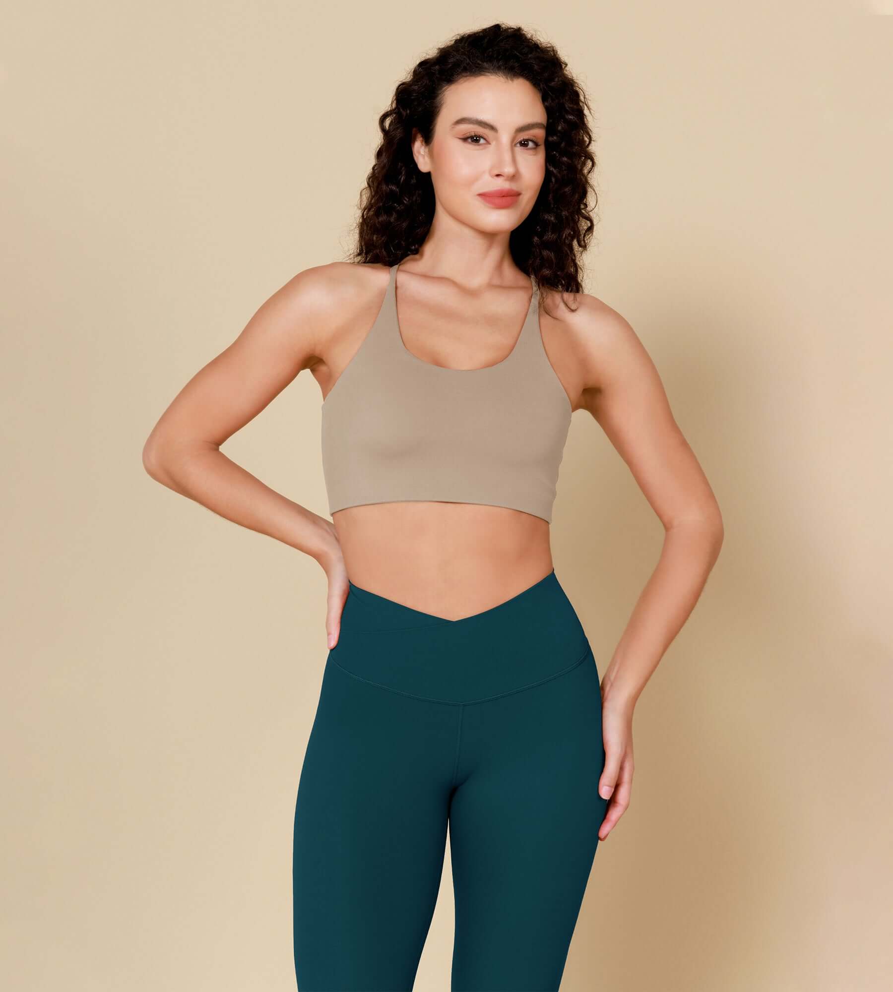 ODCLOUD 28 Crossover Leggings with Back Pocket - ododos