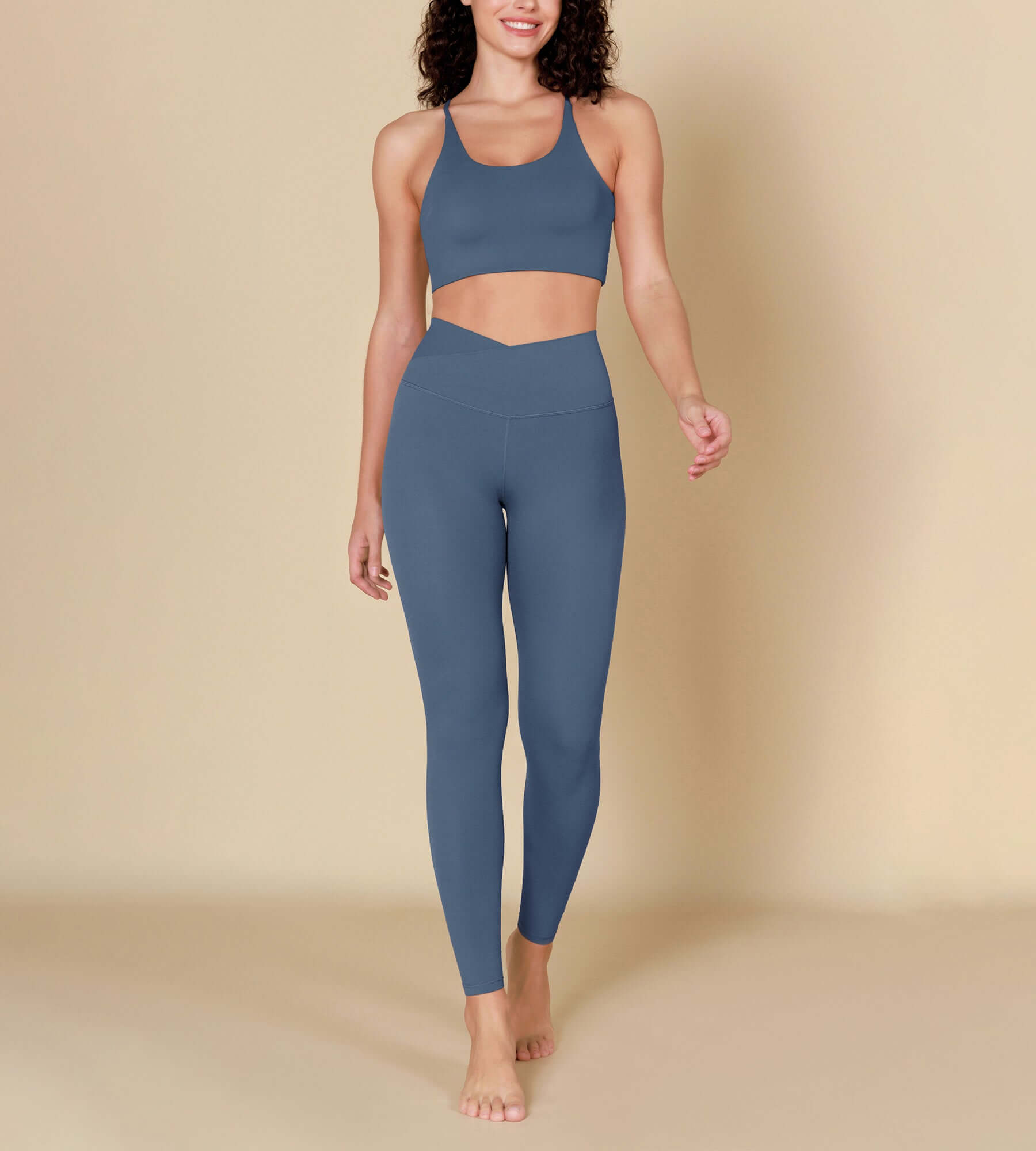 ODCLOUD 28 Crossover Leggings with Back Pocket - ododos
