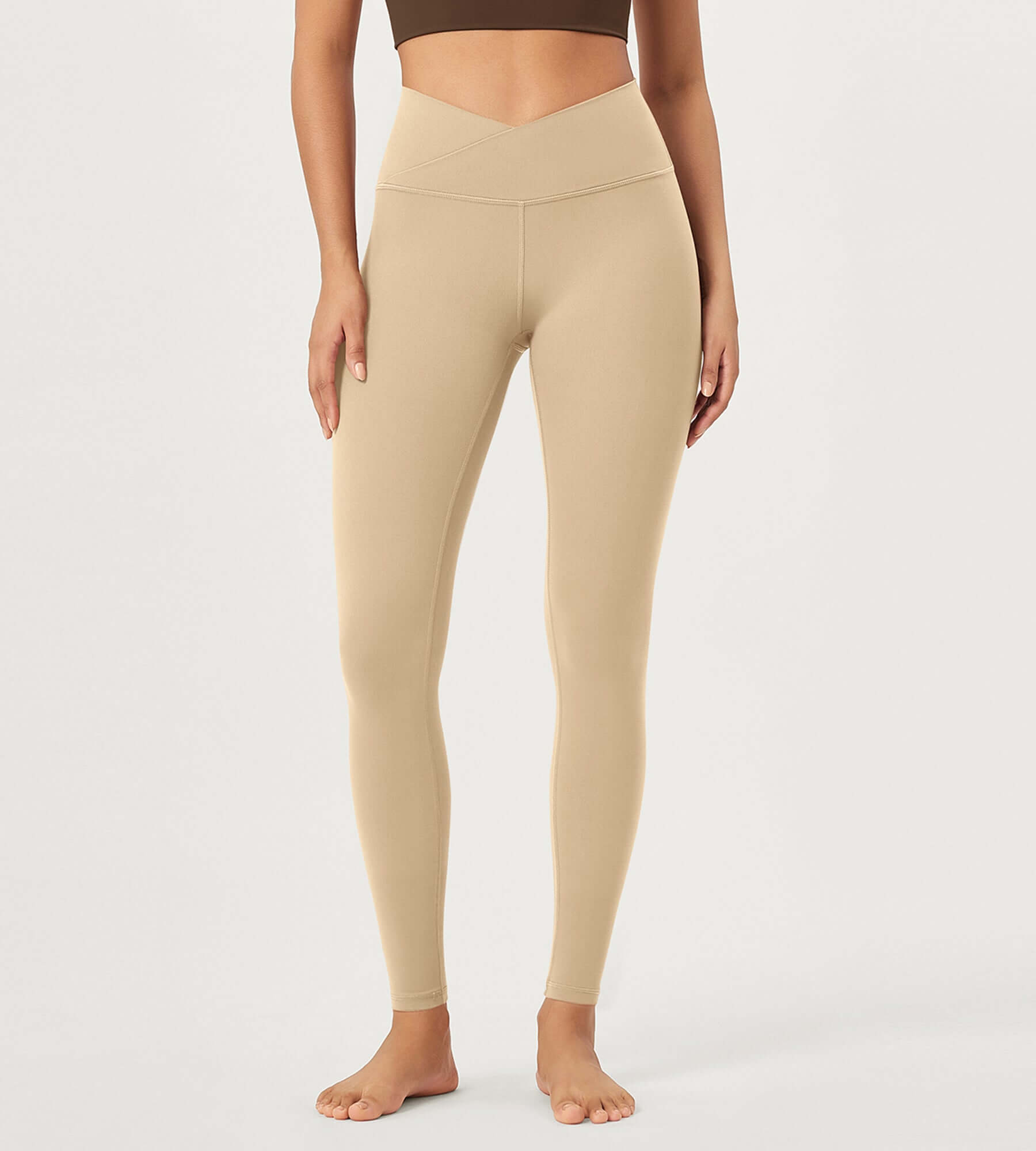 2 Pack 28 Odcloud Buttery Soft Cross Waist Yoga Leggings - ododos