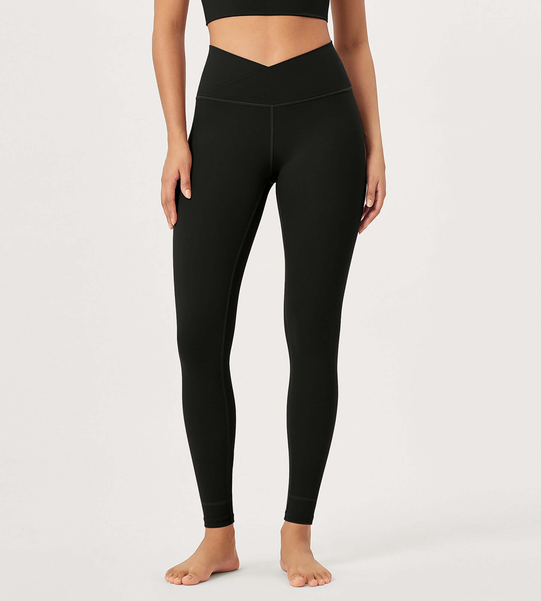 2 Pack 28 Odcloud Buttery Soft Cross Waist Yoga Leggings - ododos