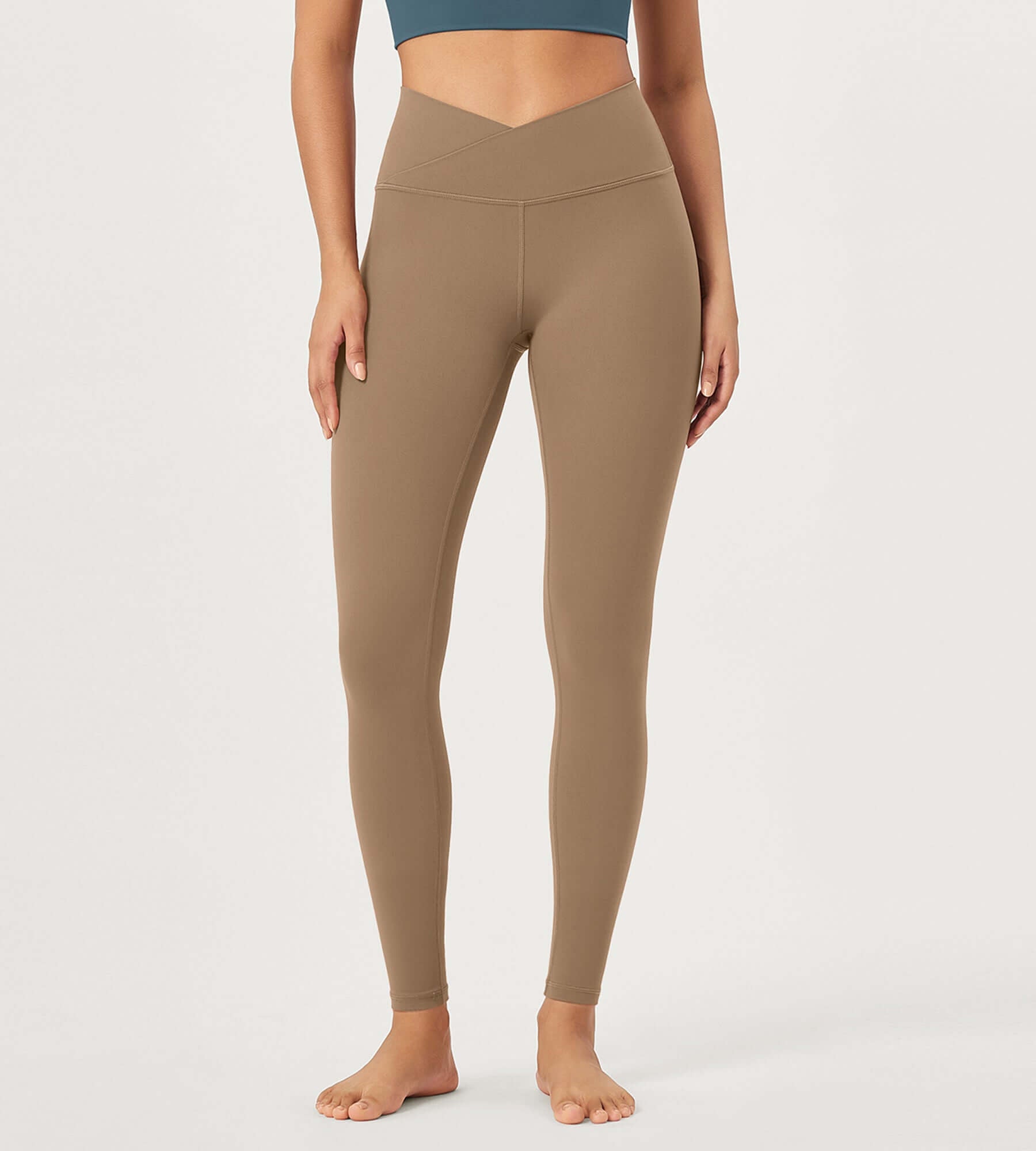 2 Pack 28 Odcloud Buttery Soft Cross Waist Yoga Leggings - ododos