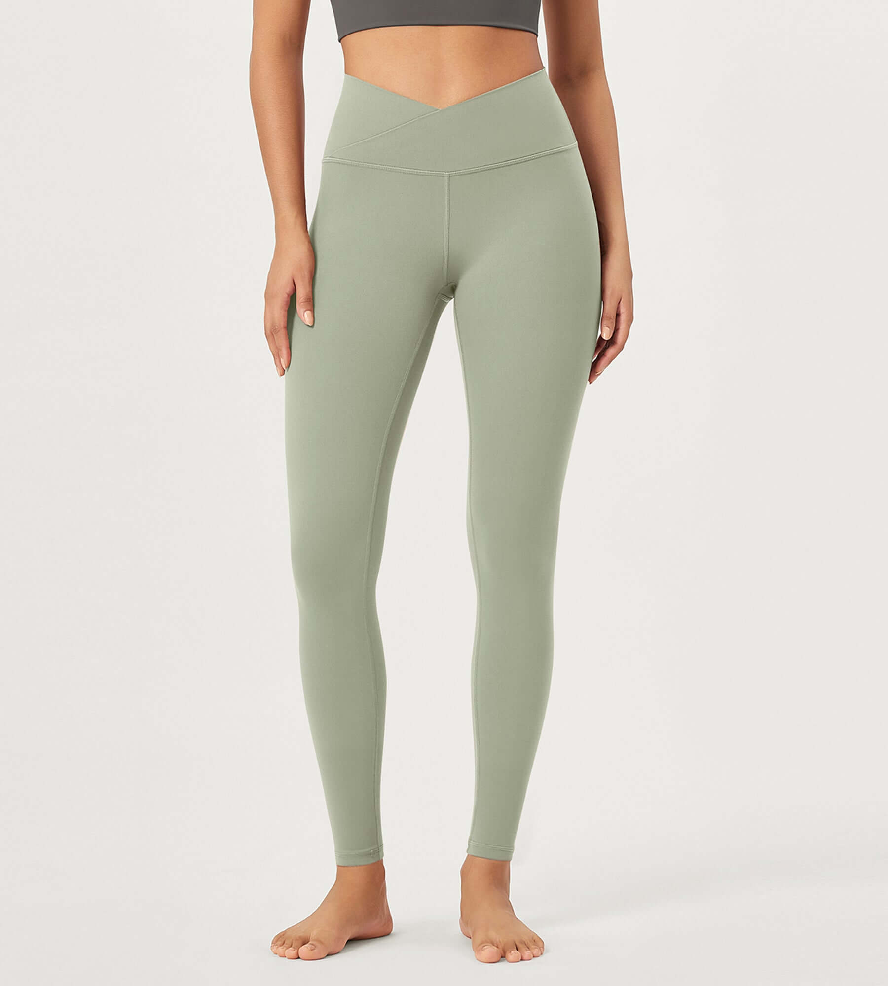 2 Pack 28 Odcloud Buttery Soft Cross Waist Yoga Leggings - ododos