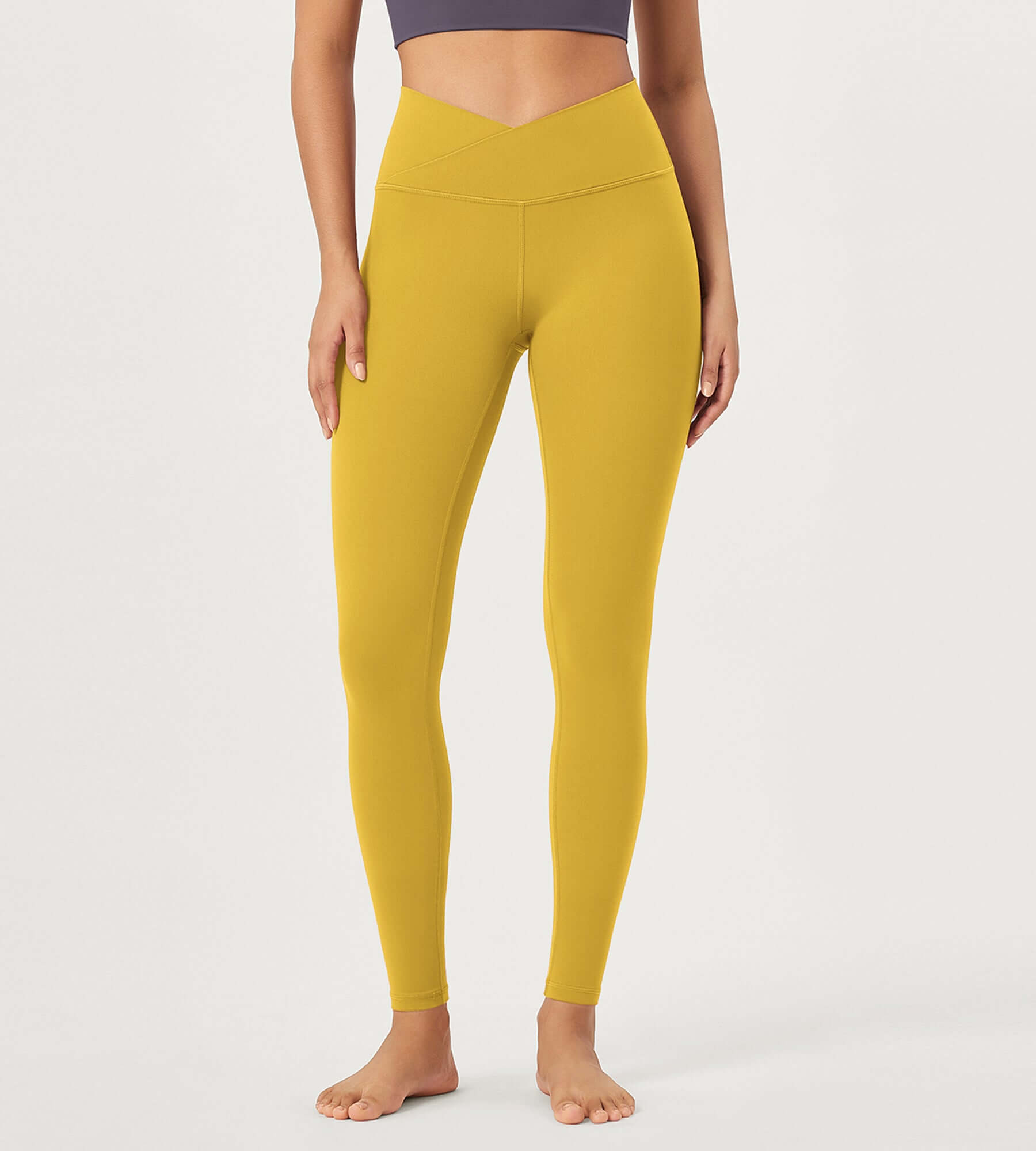 2 Pack 28 Odcloud Buttery Soft Cross Waist Yoga Leggings - ododos