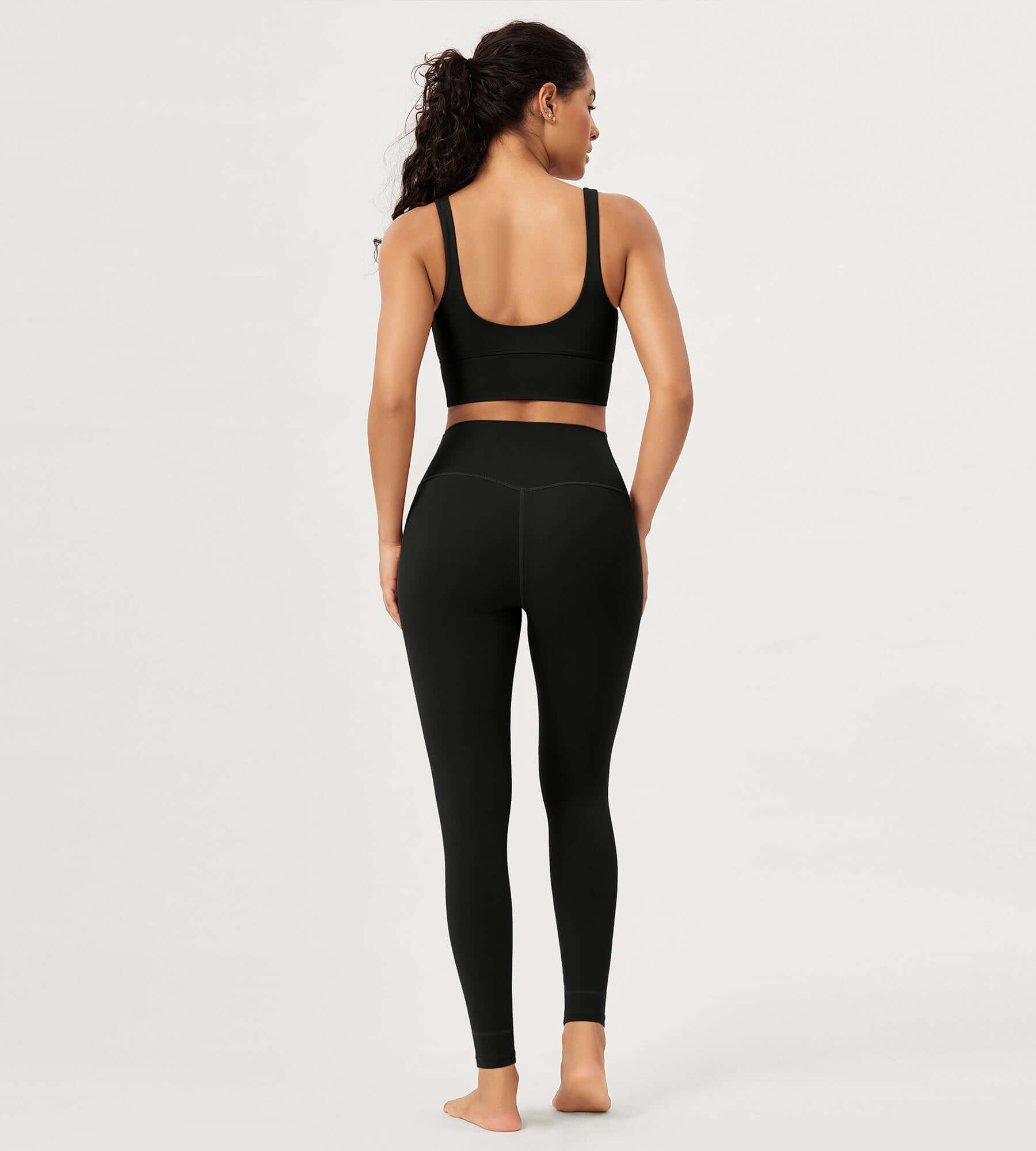 28" Buttery Soft Cross Waist Lounge Yoga Leggings - ododos