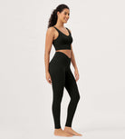 28" Buttery Soft Cross Waist Lounge Yoga Leggings - ododos