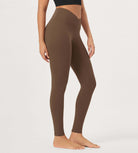 28" Buttery Soft Cross Waist Lounge Yoga Leggings - ododos