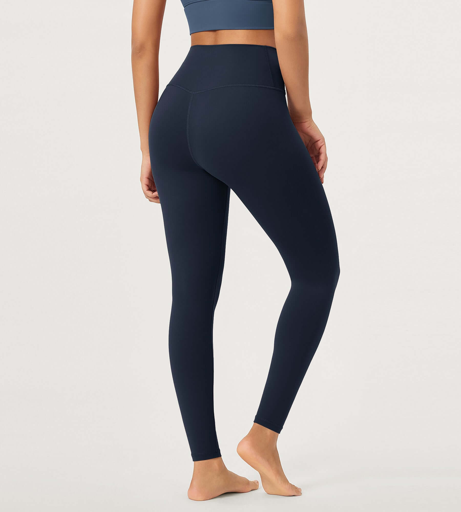 28" Buttery Soft Cross Waist Lounge Yoga Leggings - ododos