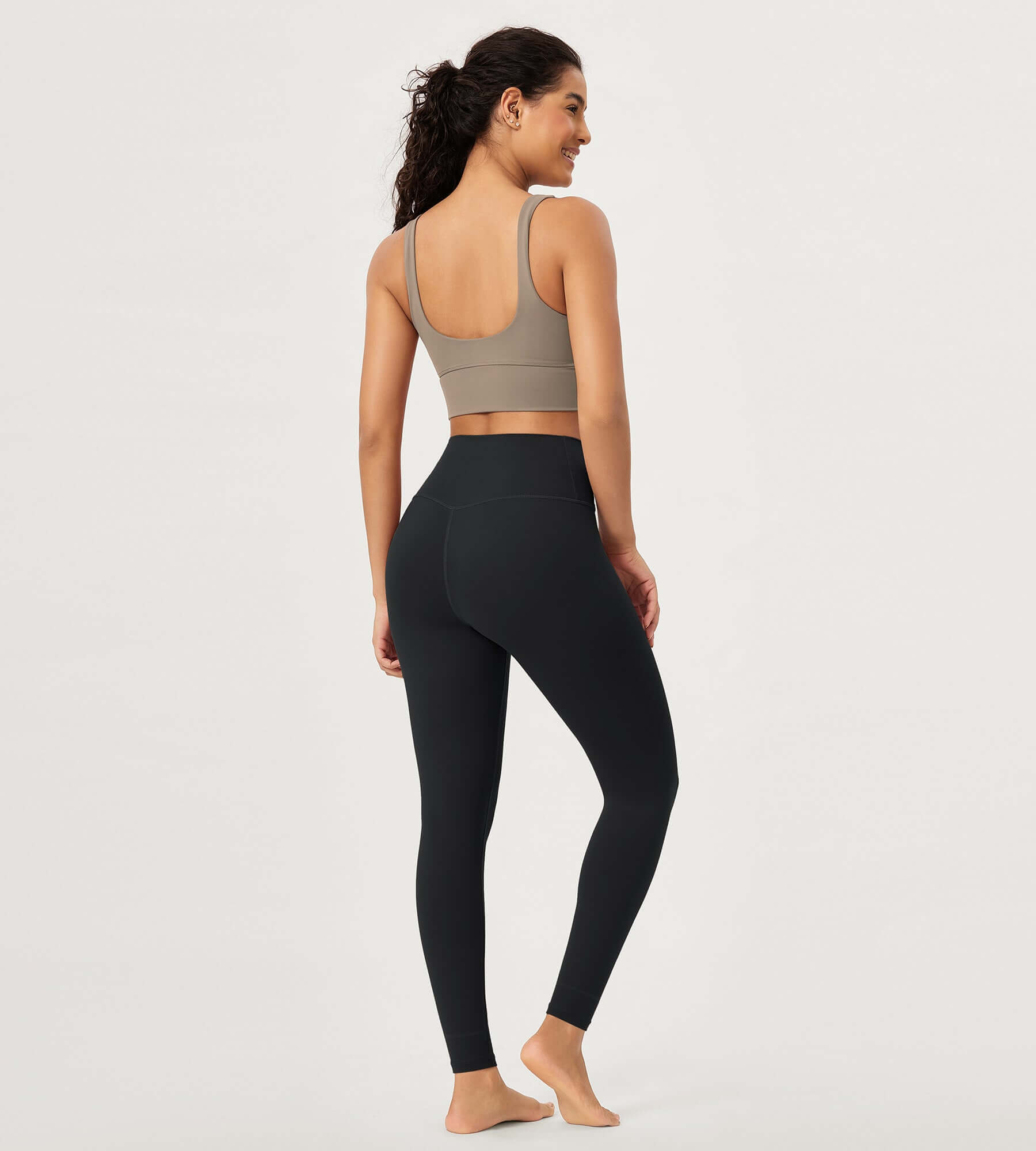 28" Buttery Soft Cross Waist Lounge Yoga Leggings - ododos