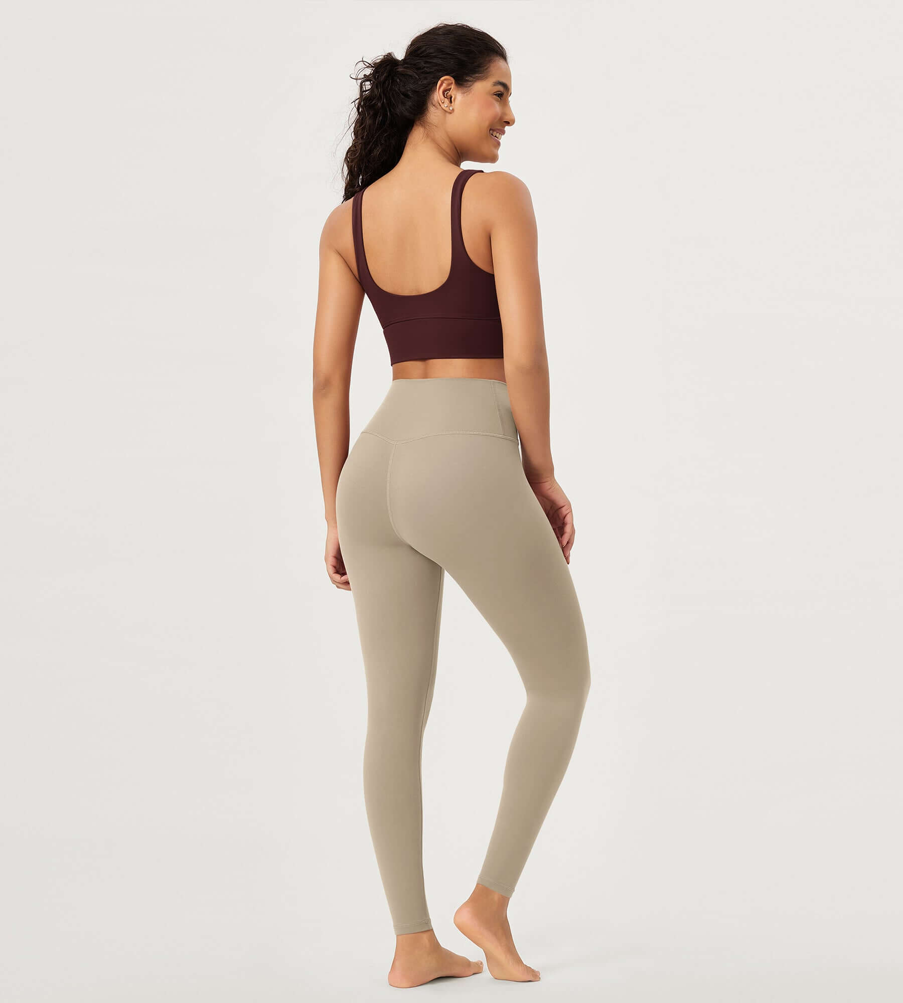 28" Buttery Soft Cross Waist Lounge Yoga Leggings - ododos