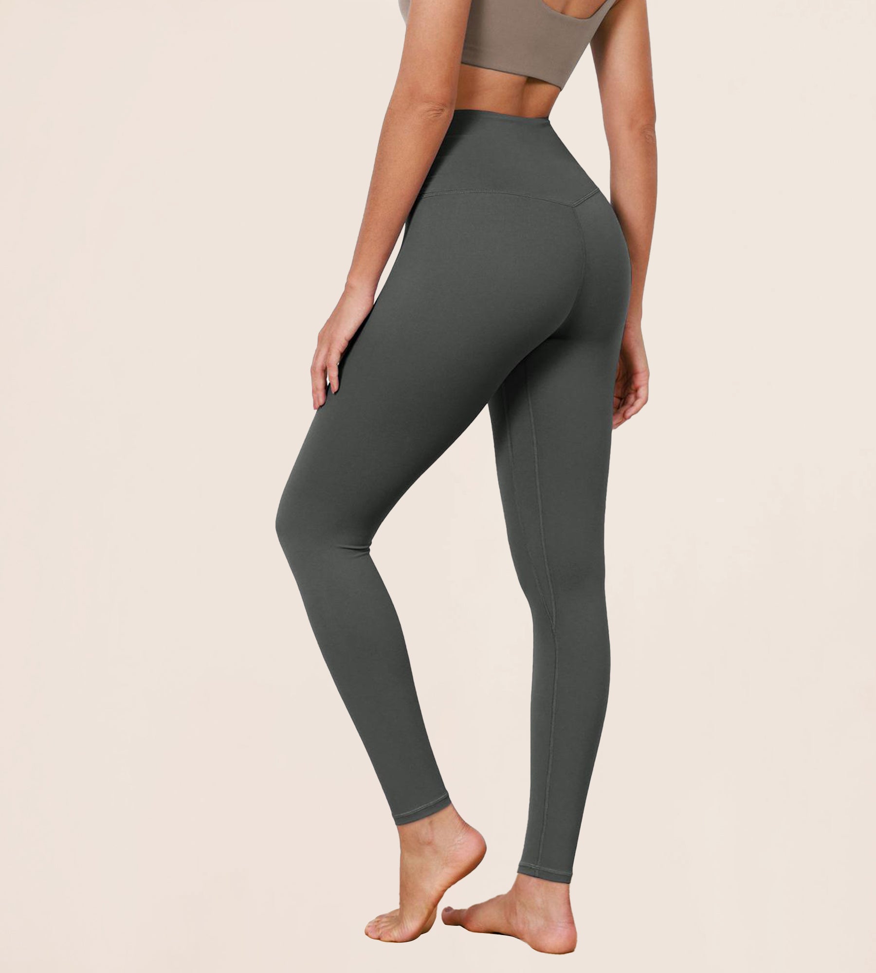 28" Cross Waist Sports Gym Yoga Leggings - ododos