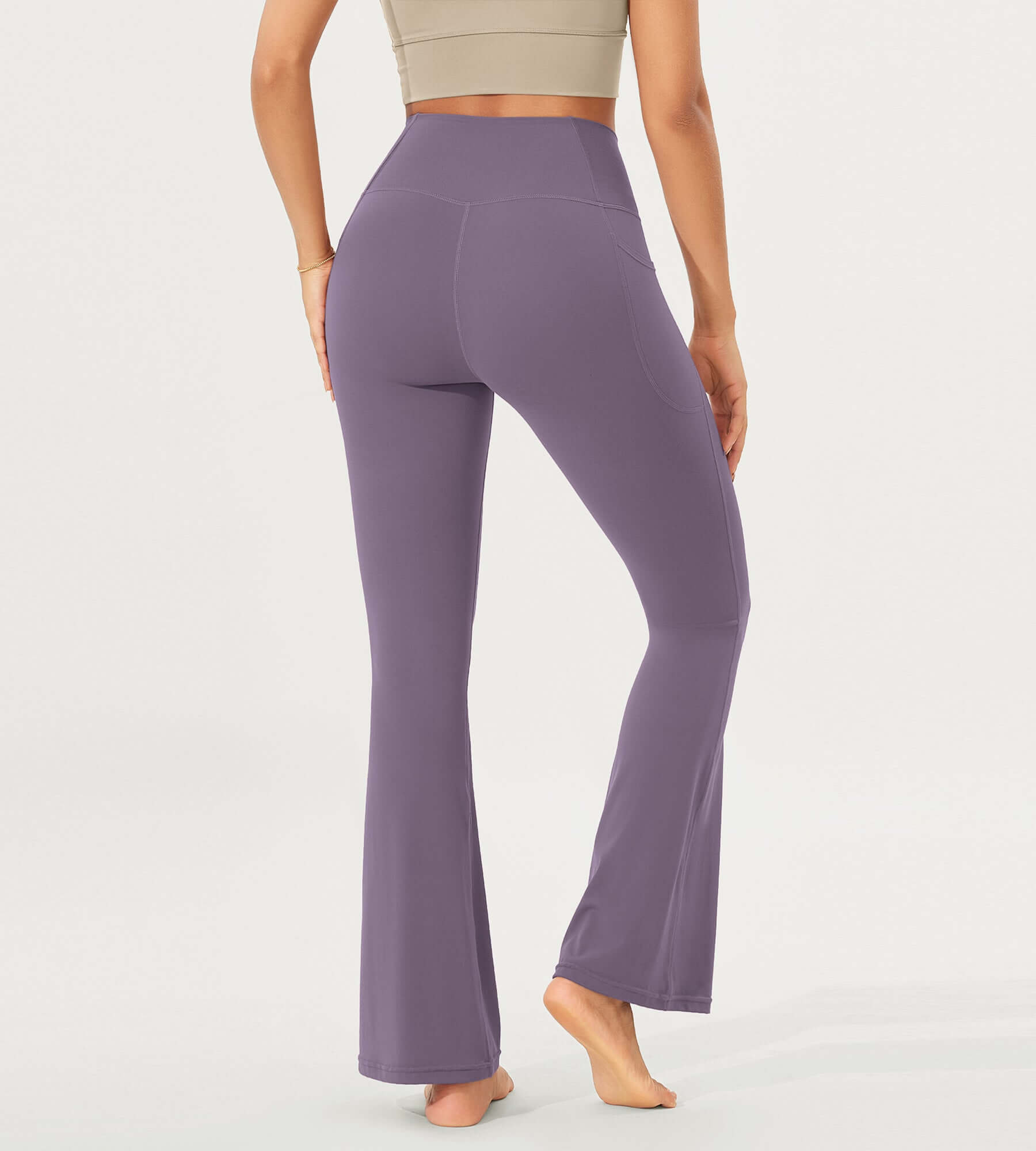 32 Cloud Feeling Bootcut Lounge Yoga Pants with Pockets - ododos