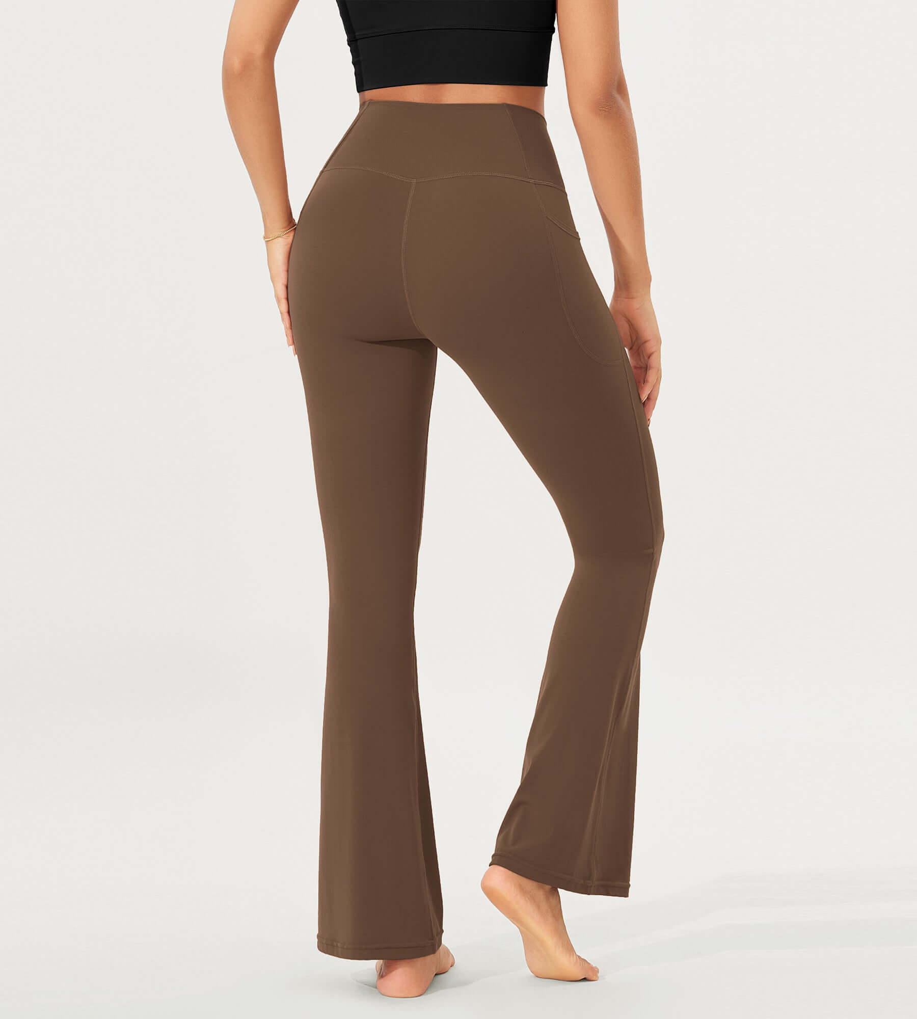 32 Cloud Feeling Bootcut Lounge Yoga Pants with Pockets - ododos