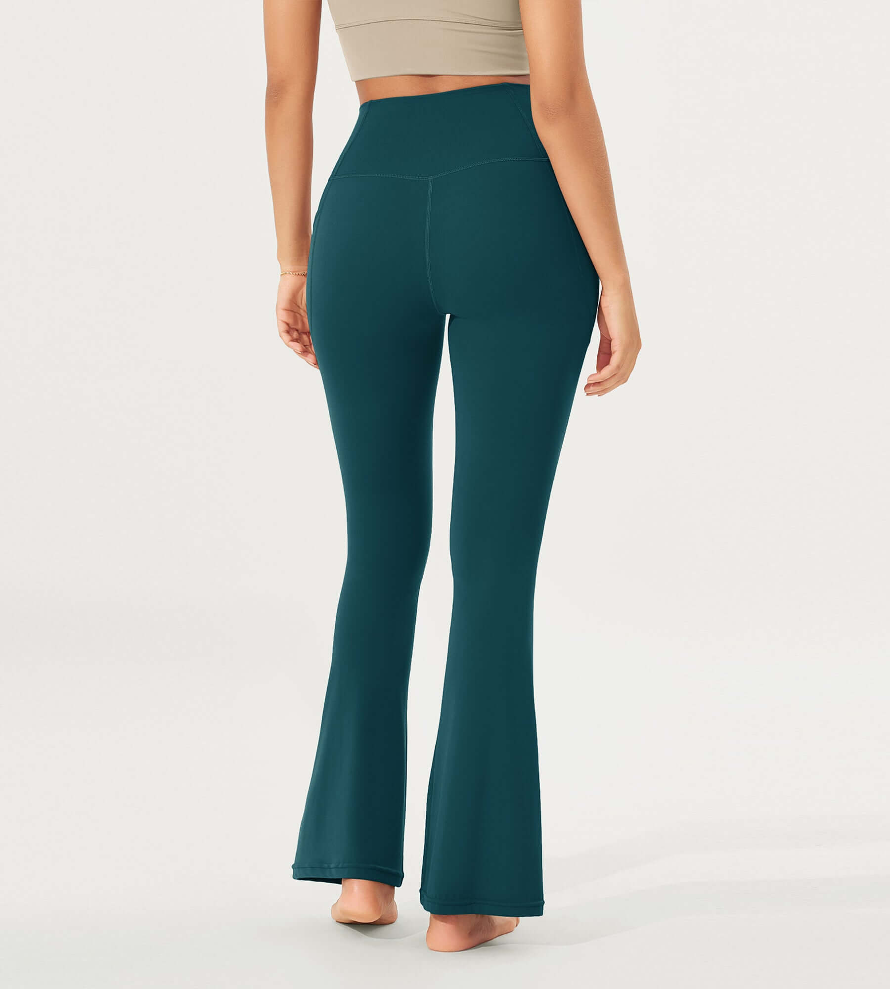 32 Cloud Feeling Bootcut Lounge Yoga Pants with Pockets - ododos