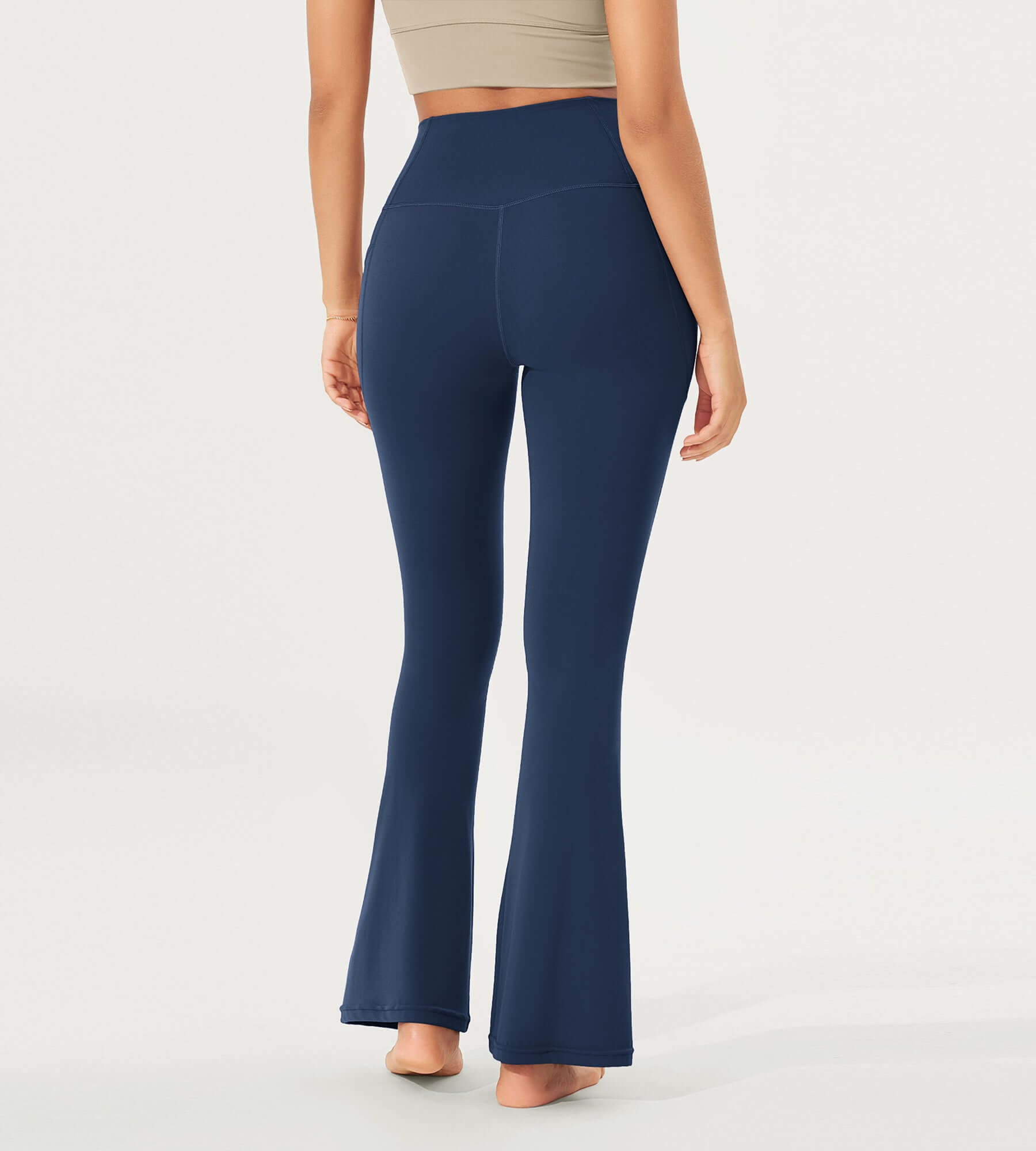 32 Cloud Feeling Bootcut Lounge Yoga Pants with Pockets - ododos