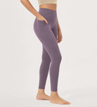 25"/28" Crossover 7/8 V High Wasit Lounge Leggings with Pockets - ododos