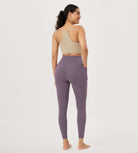 25"/28" Crossover 7/8 V High Wasit Lounge Leggings with Pockets - ododos