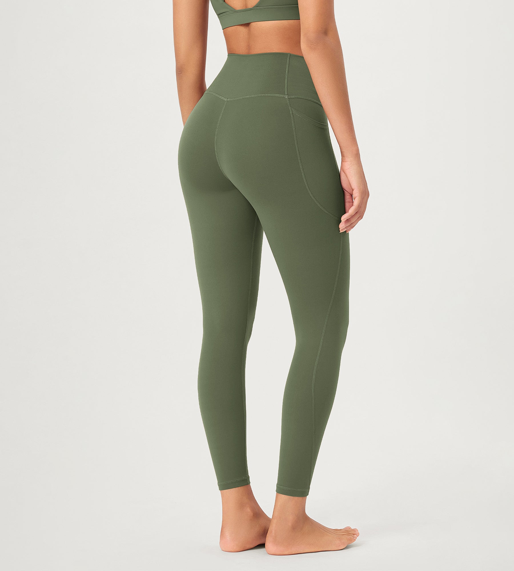 2-Pack 25 ODCLOUD Crossover Lounge Yoga Waist Leggings with Pockets - ododos