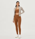 28" Crossover V High Wasit Lounge Leggings with Pockets - ododos