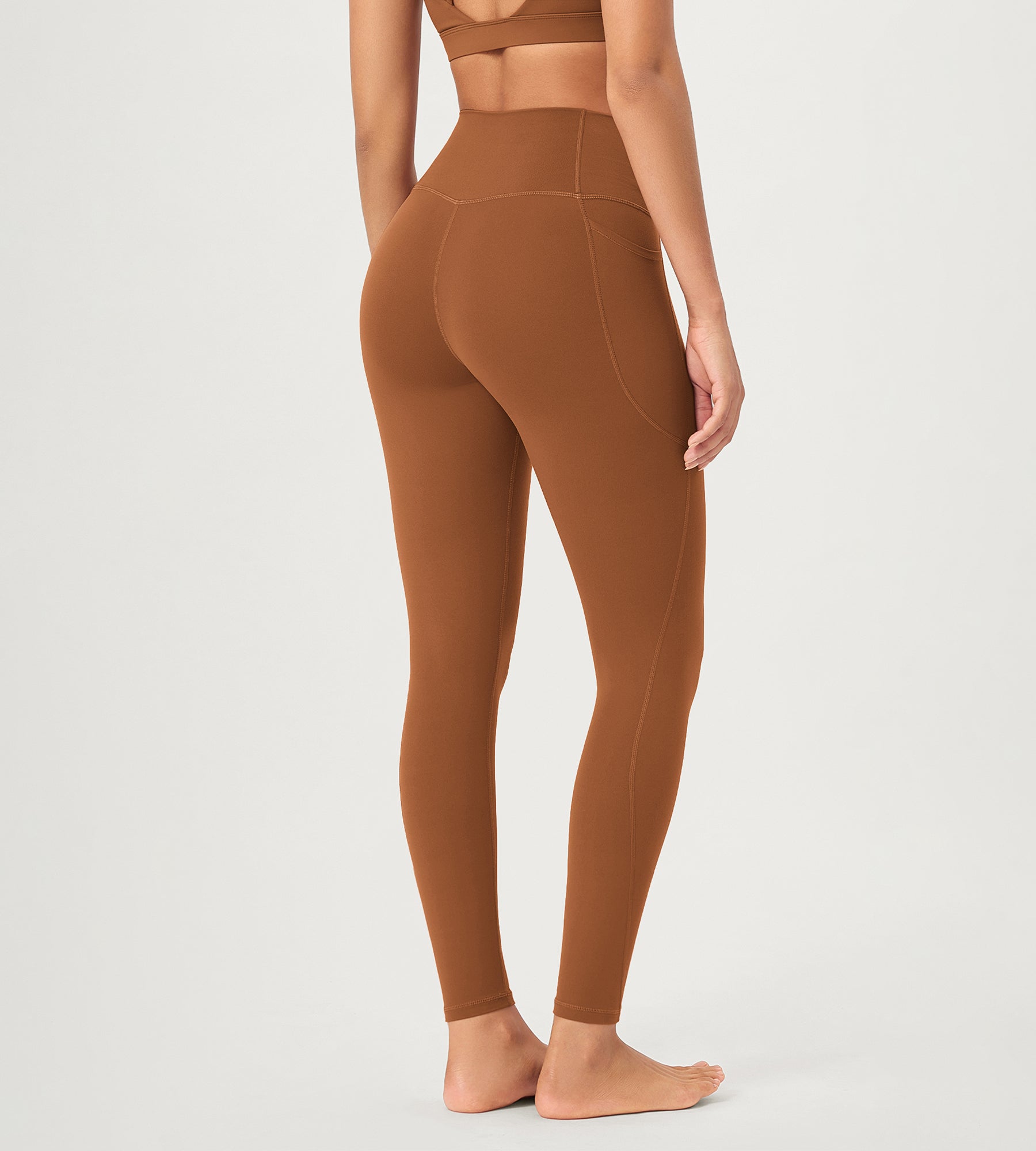 2-Pack 28 ODCLOUD Crossover Lounge Yoga Waist Leggings with Pockets - ododos