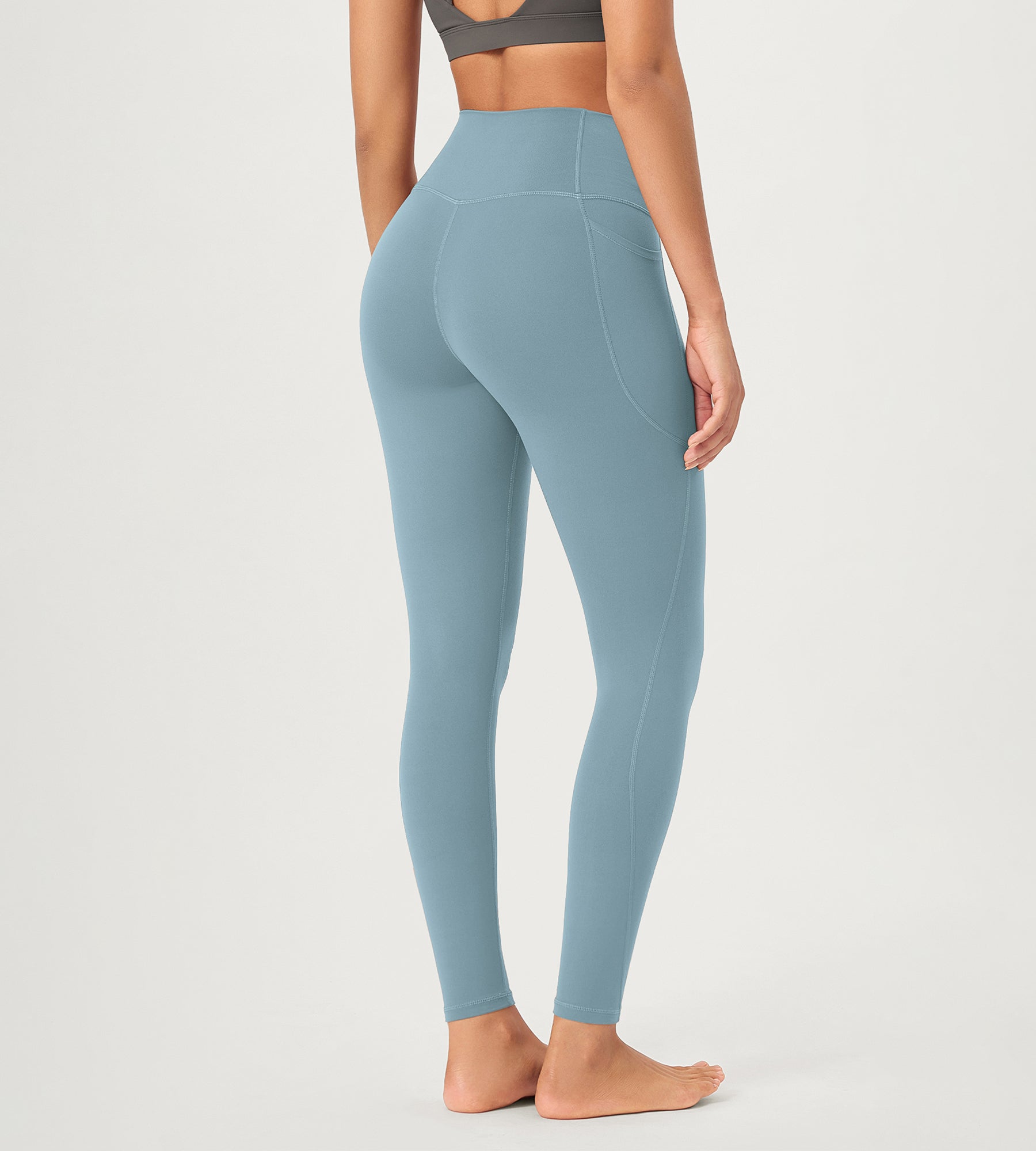 2-Pack 28" ODCLOUD Crossover Lounge Yoga Waist Leggings with Pockets - ododos