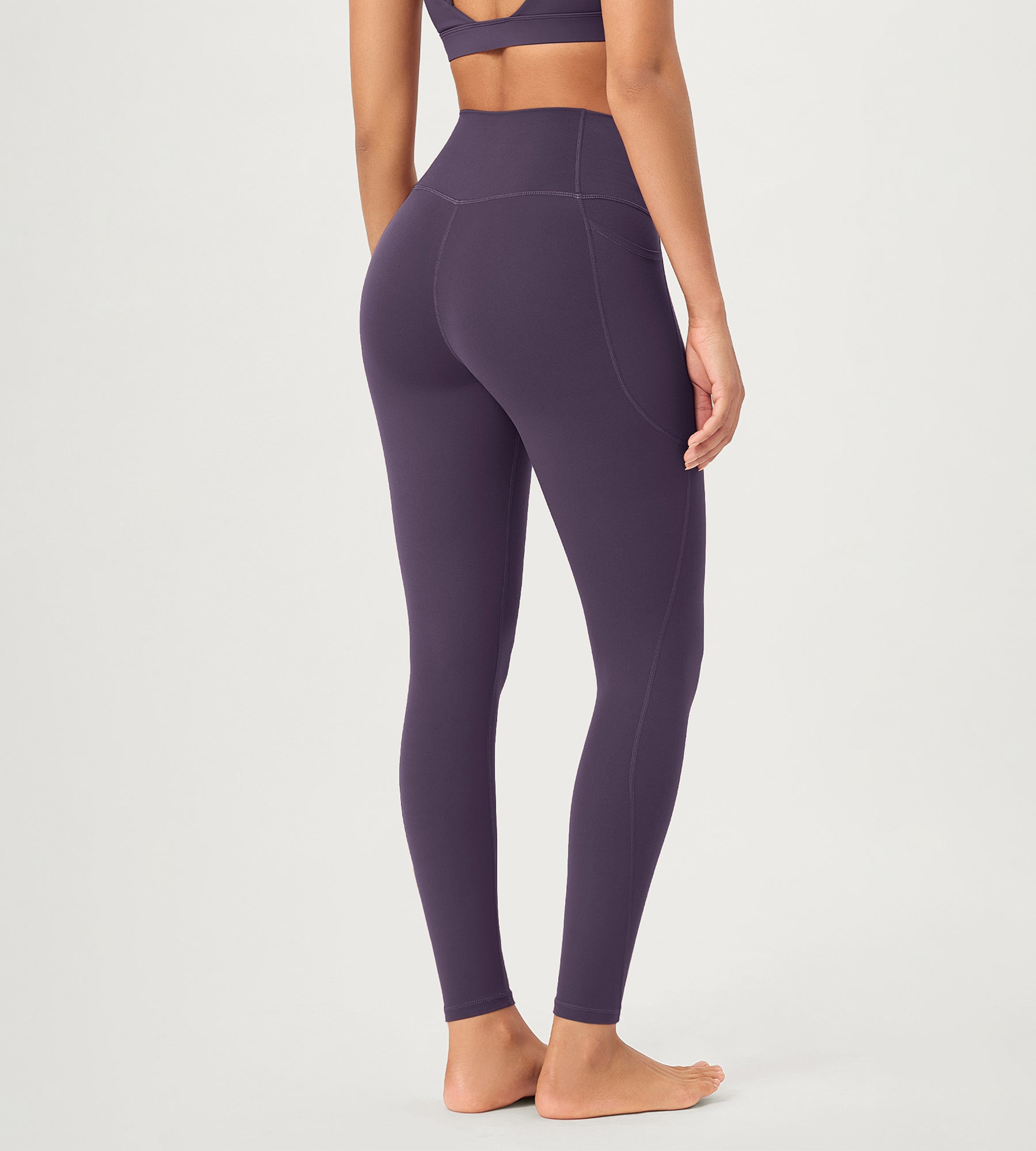 2-Pack 28 ODCLOUD Crossover Lounge Yoga Waist Leggings with Pockets - ododos