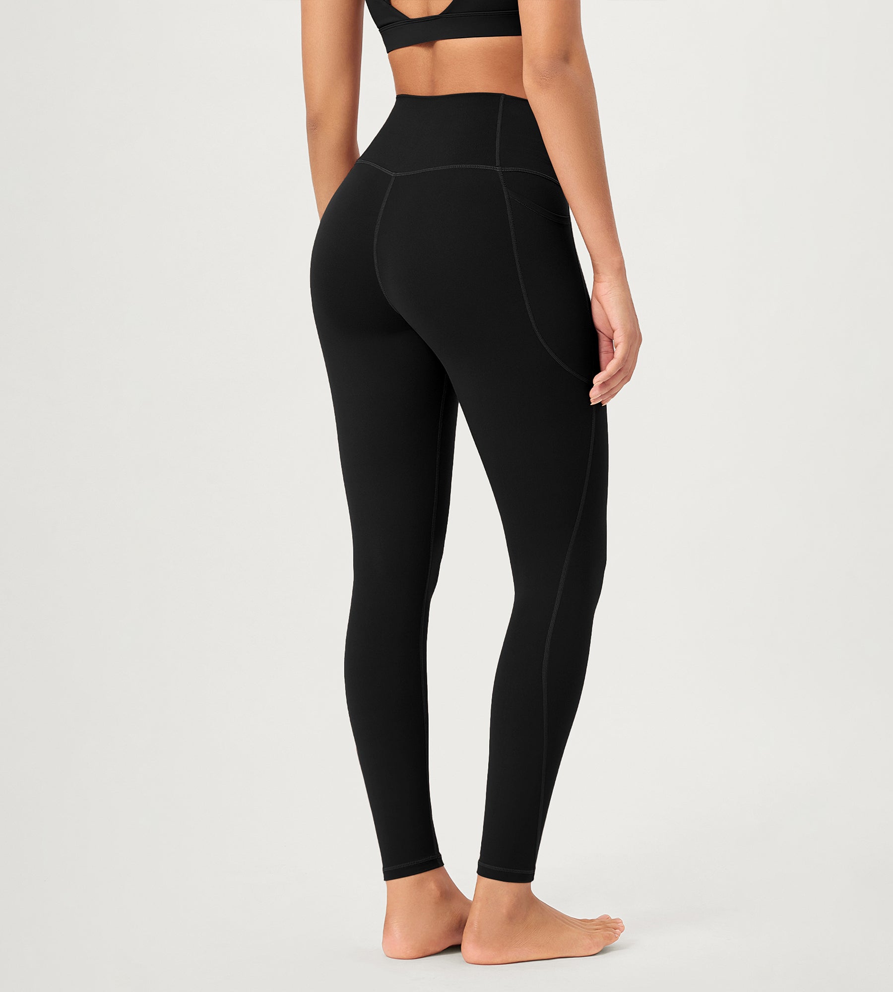 28" ODCLOUD Crossover Lounge Yoga Waist Leggings with Pockets - ododos