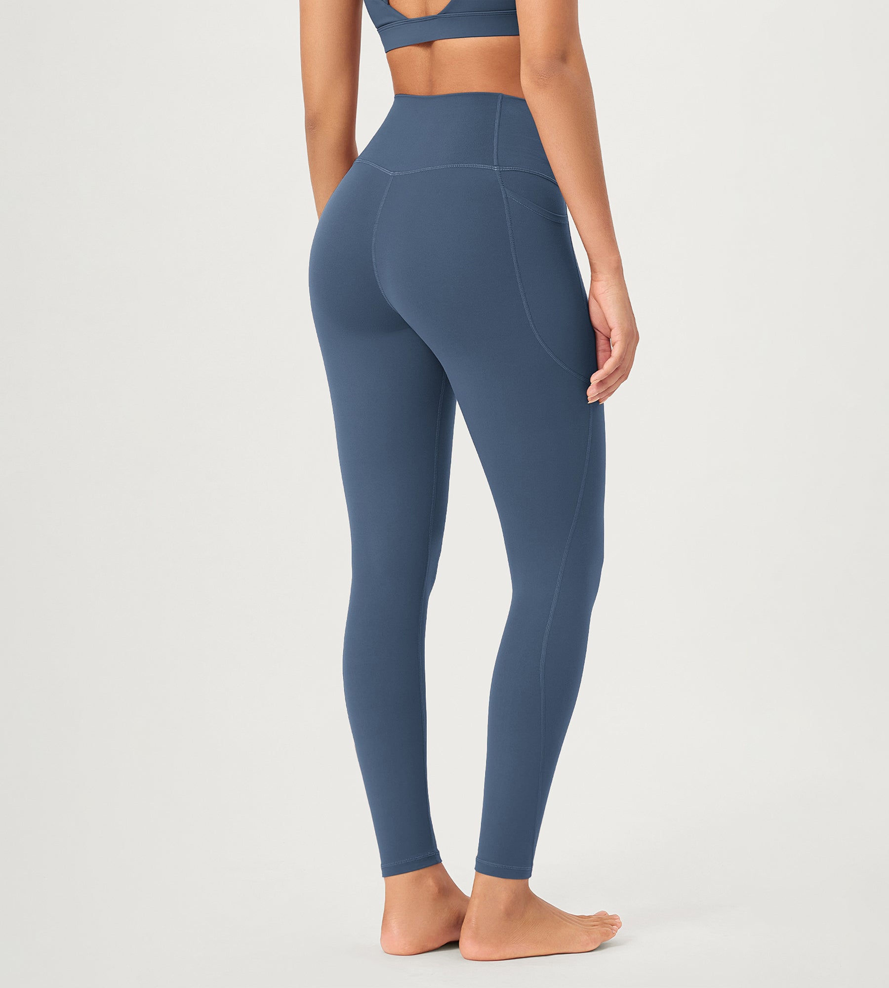 2-Pack 28 ODCLOUD Crossover Lounge Yoga Waist Leggings with Pockets - ododos