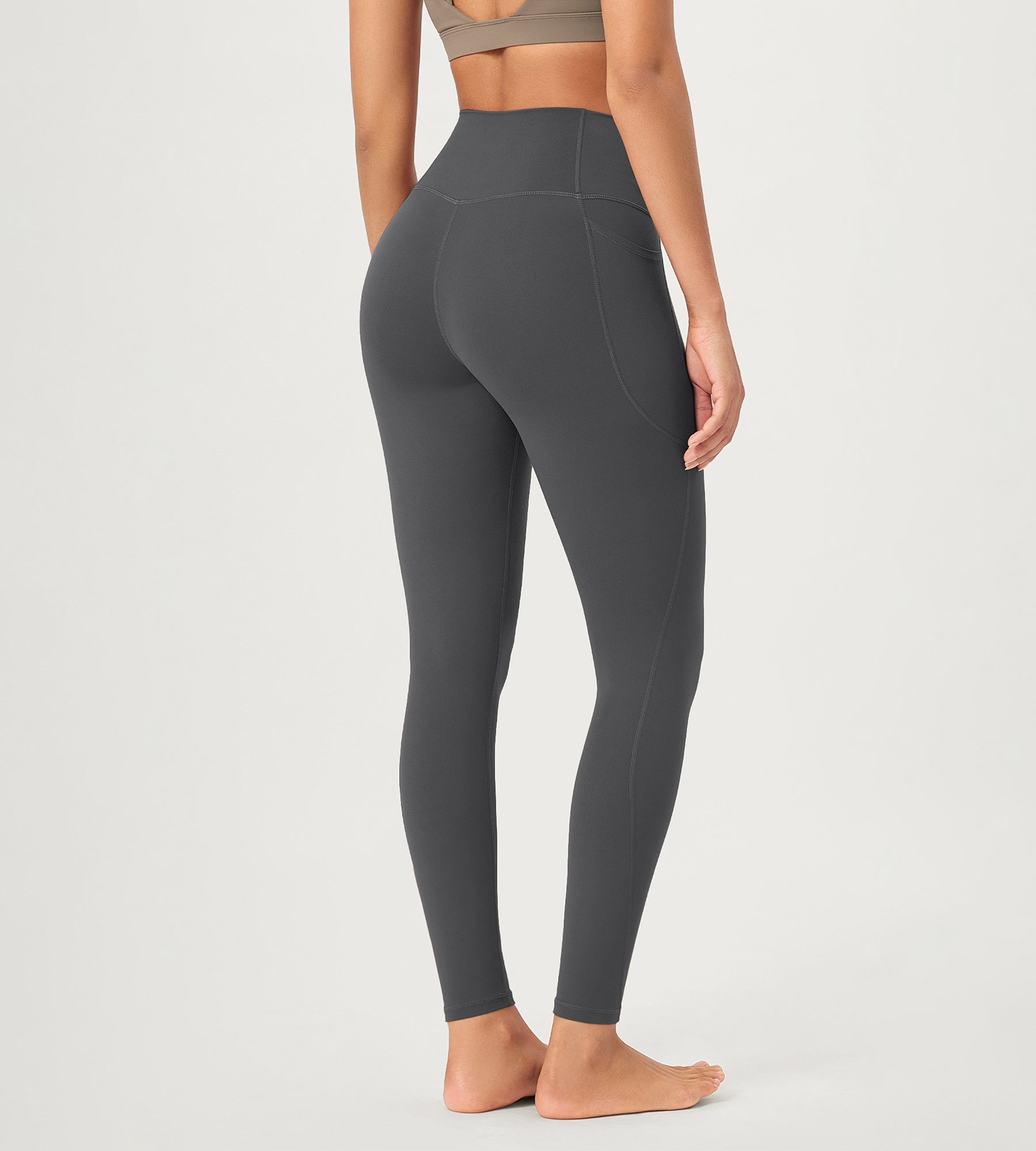 28" ODCLOUD Crossover Lounge Yoga Waist Leggings with Pockets - ododos