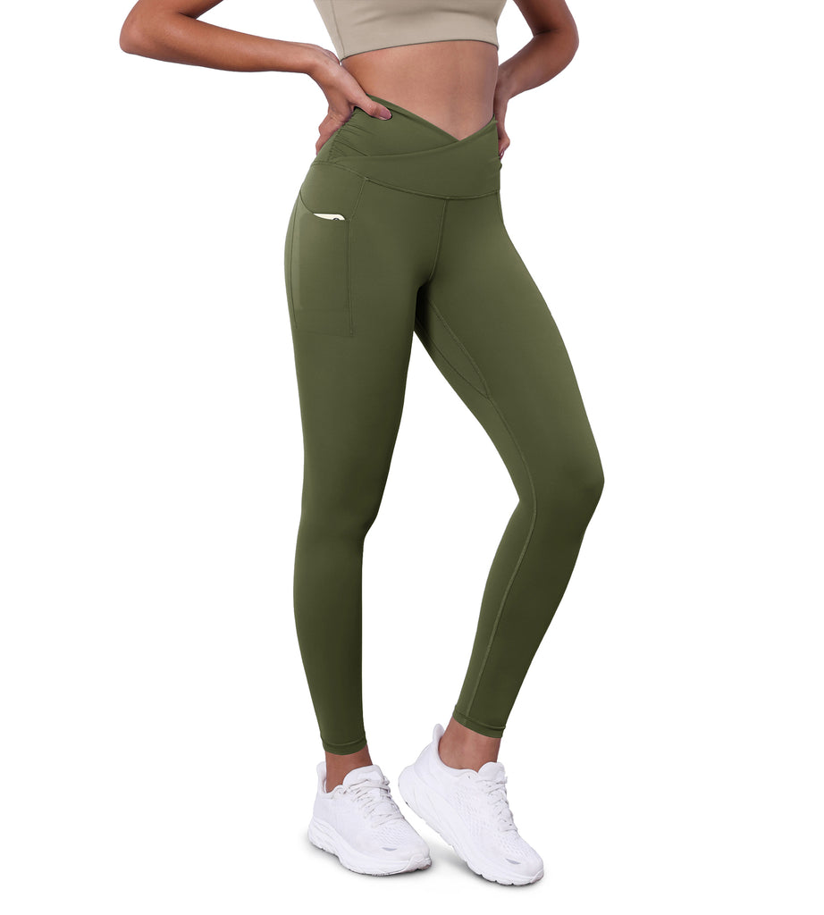 Everyday Yoga Uphold Solid High Waisted 7/8 Leggings With Pockets 25 at  YogaOutlet.com –
