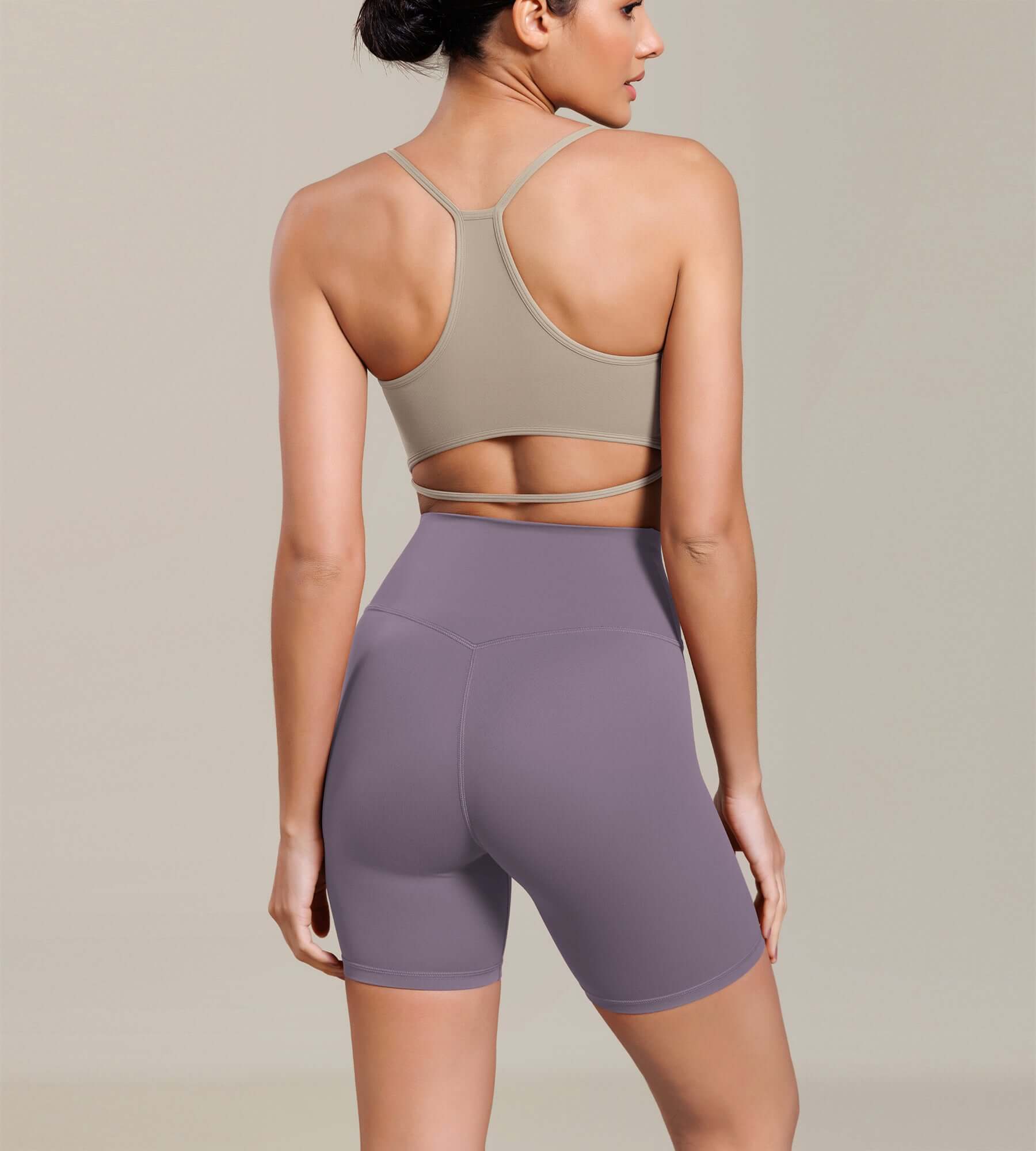 Cloud Feeling 6 Cross Waist Yoga Lounge Shorts - ododos