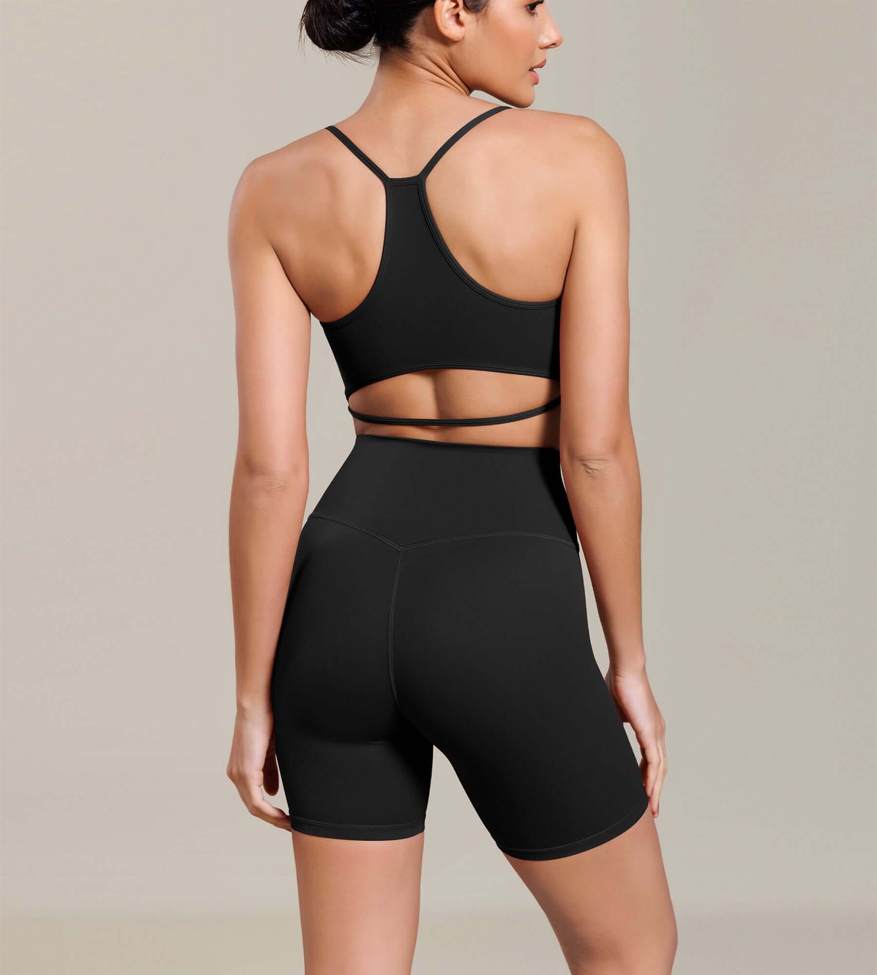 Cloud Feeling 6 Cross Waist Yoga Lounge Shorts - ododos