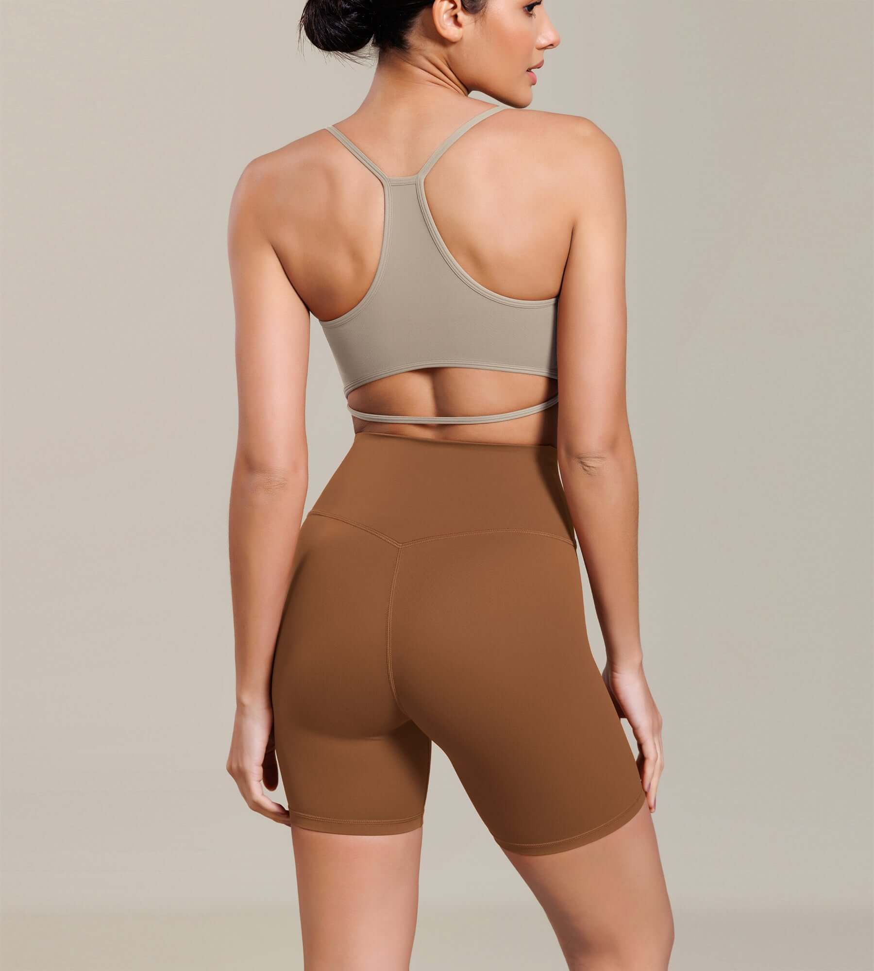 Cloud Feeling 6 Cross Waist Yoga Lounge Shorts - ododos