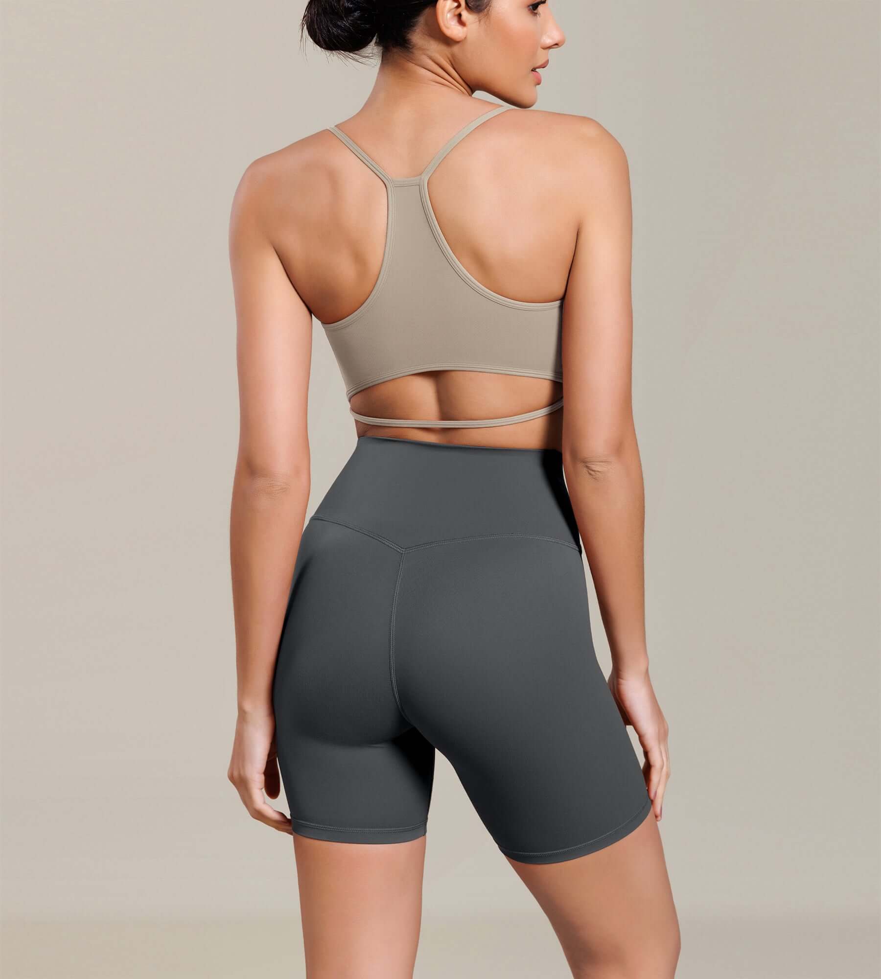 Cloud Feeling 6 Cross Waist Yoga Lounge Shorts - ododos