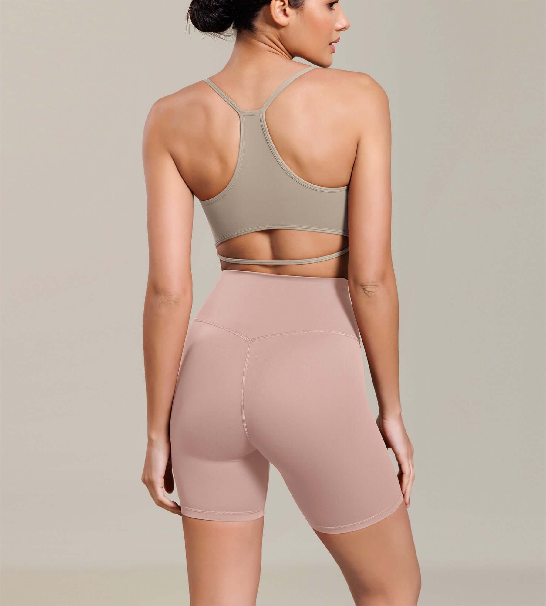 Cloud Feeling 6 Cross Waist Yoga Lounge Shorts - ododos