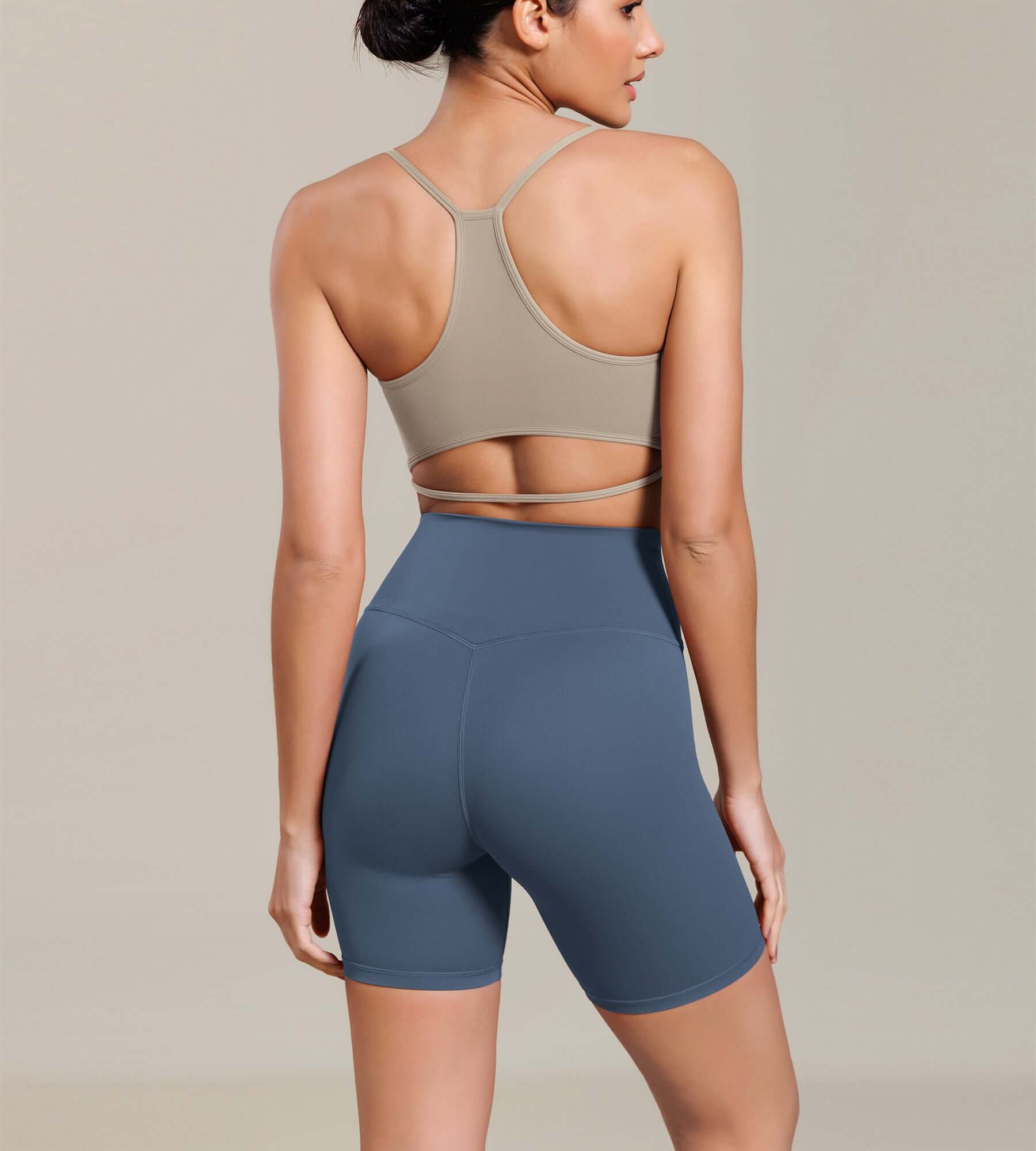 Cloud Feeling 6 Cross Waist Yoga Lounge Shorts - ododos
