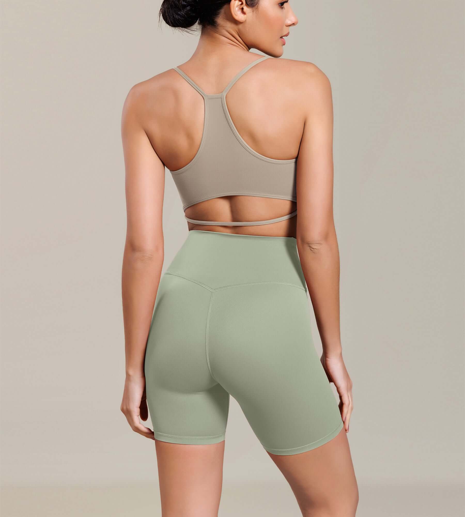 Cloud Feeling 6 Cross Waist Yoga Lounge Shorts - ododos