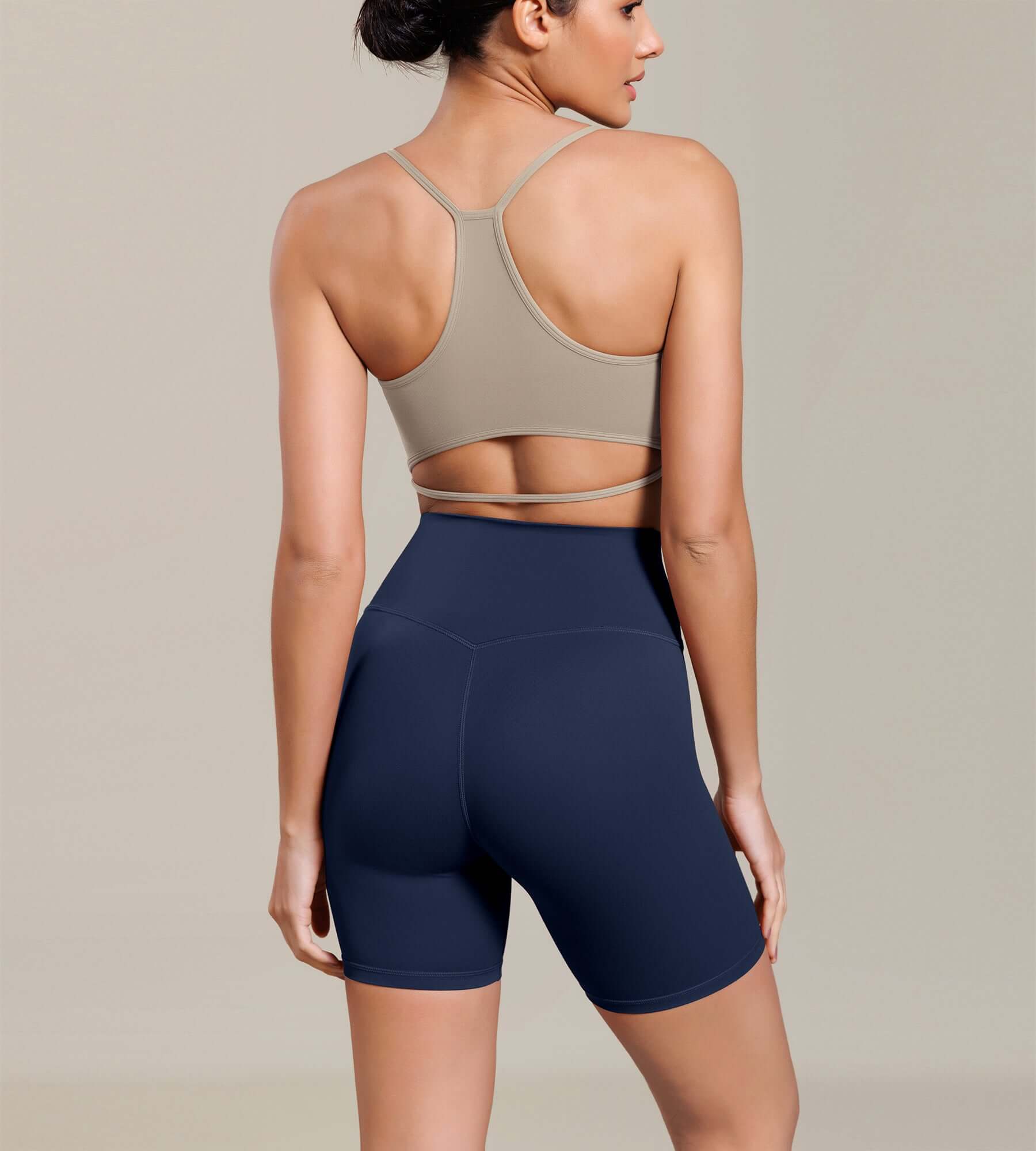 Cloud Feeling 6 Cross Waist Yoga Lounge Shorts - ododos