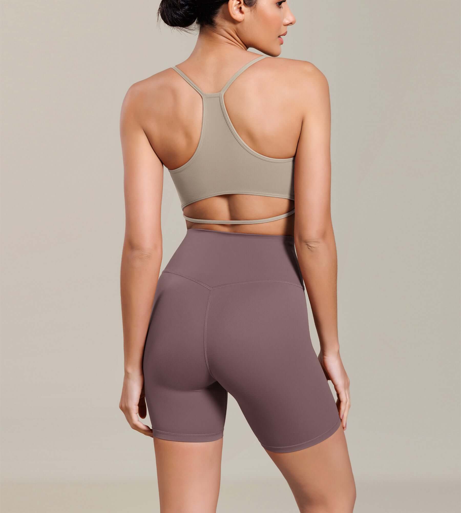 Cloud Feeling 6 Cross Waist Yoga Lounge Shorts - ododos