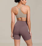 Cloud Feeling 6" Cross Waist Yoga Lounge Shorts - ododos